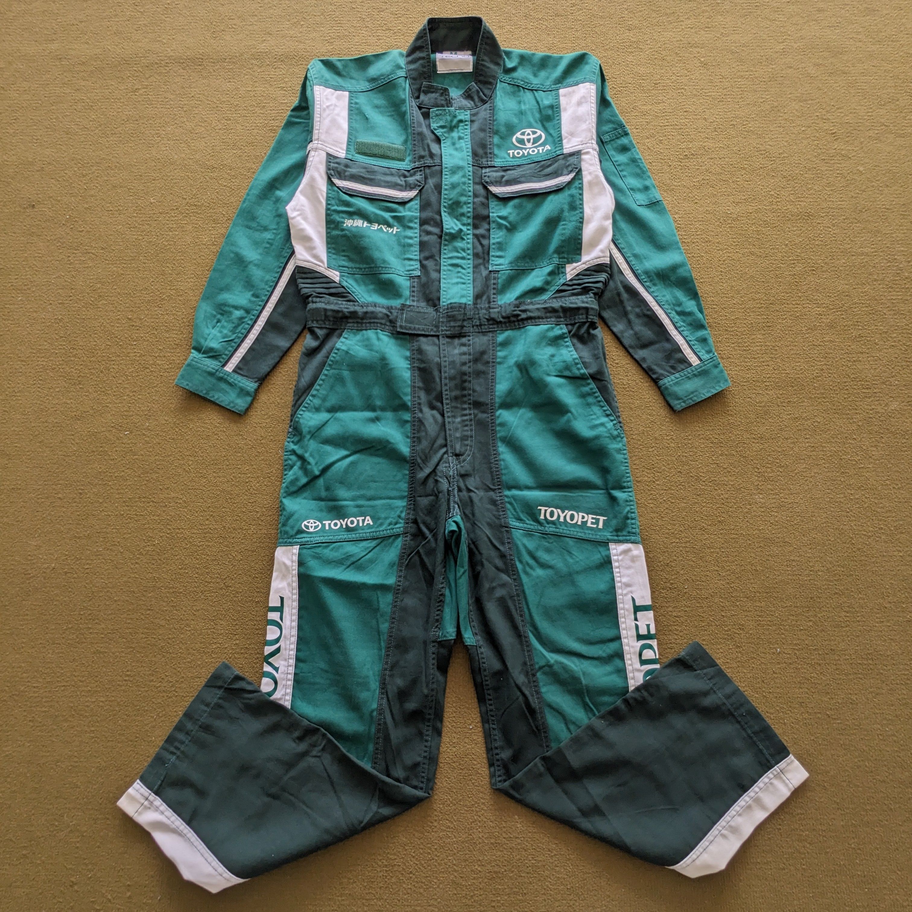 Vintage Vintage TOYOPET TOYOTA Racing Coverall Workwear Jacket Size US M / EU 48-50 / 2 - 4 Thumbnail