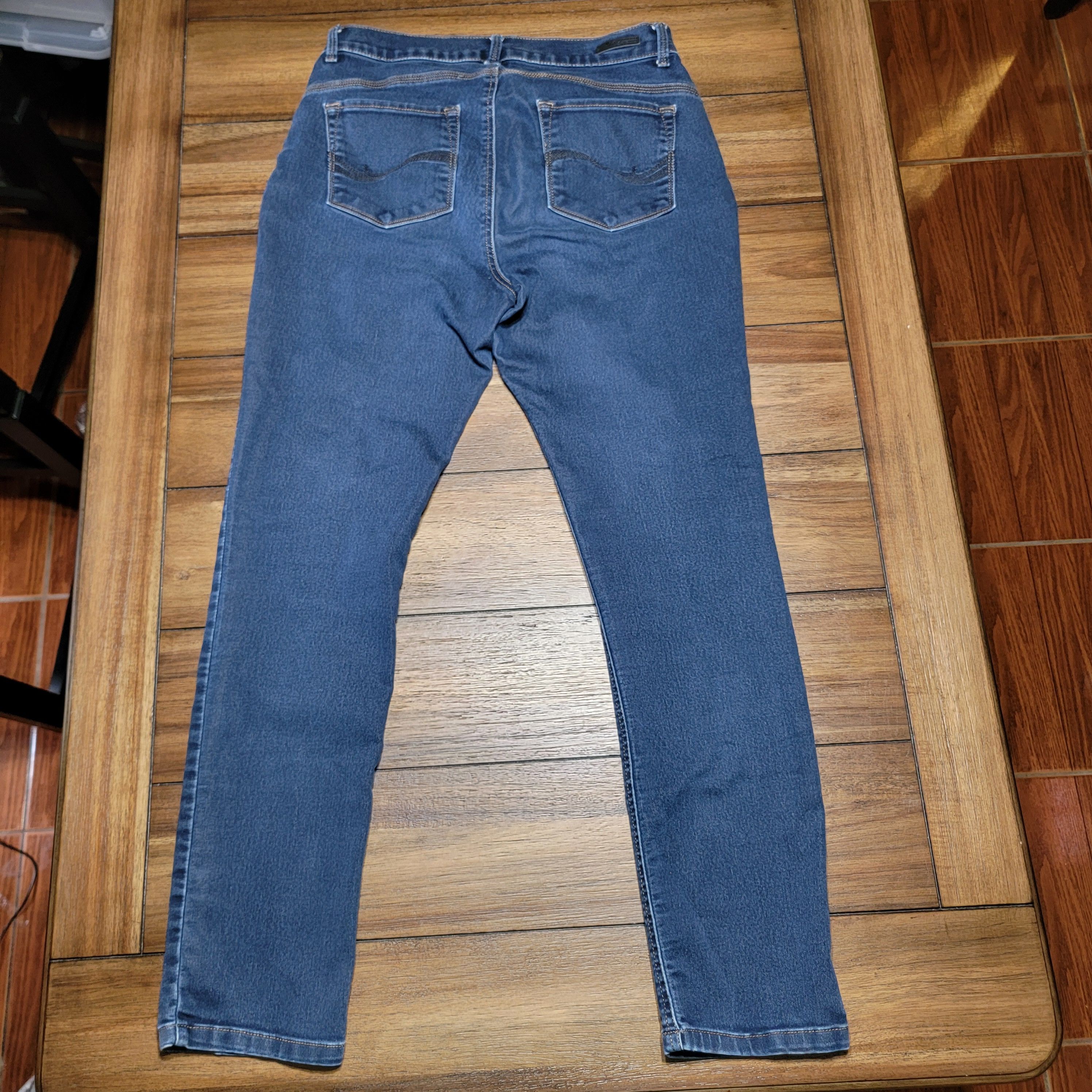 Lee Lee Easy Fit Denim Jeans Skinny Leg - Size 12 Medium Size 31" - 3 Thumbnail