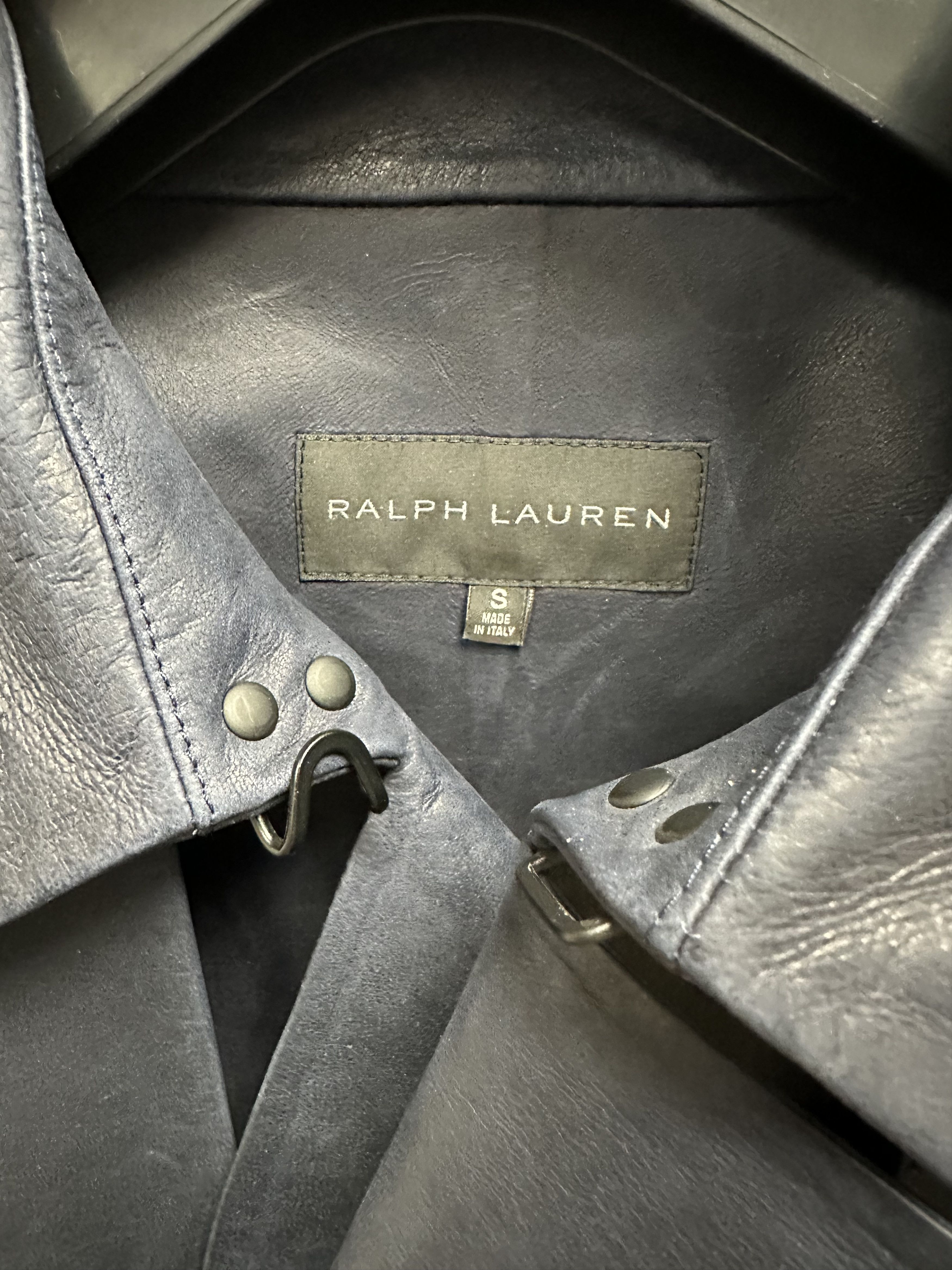 Ralph Lauren RL Black Label Lambskin Trench Italy SP15 Purple Era Size US S / EU 44-46 / 1 - 4 Thumbnail