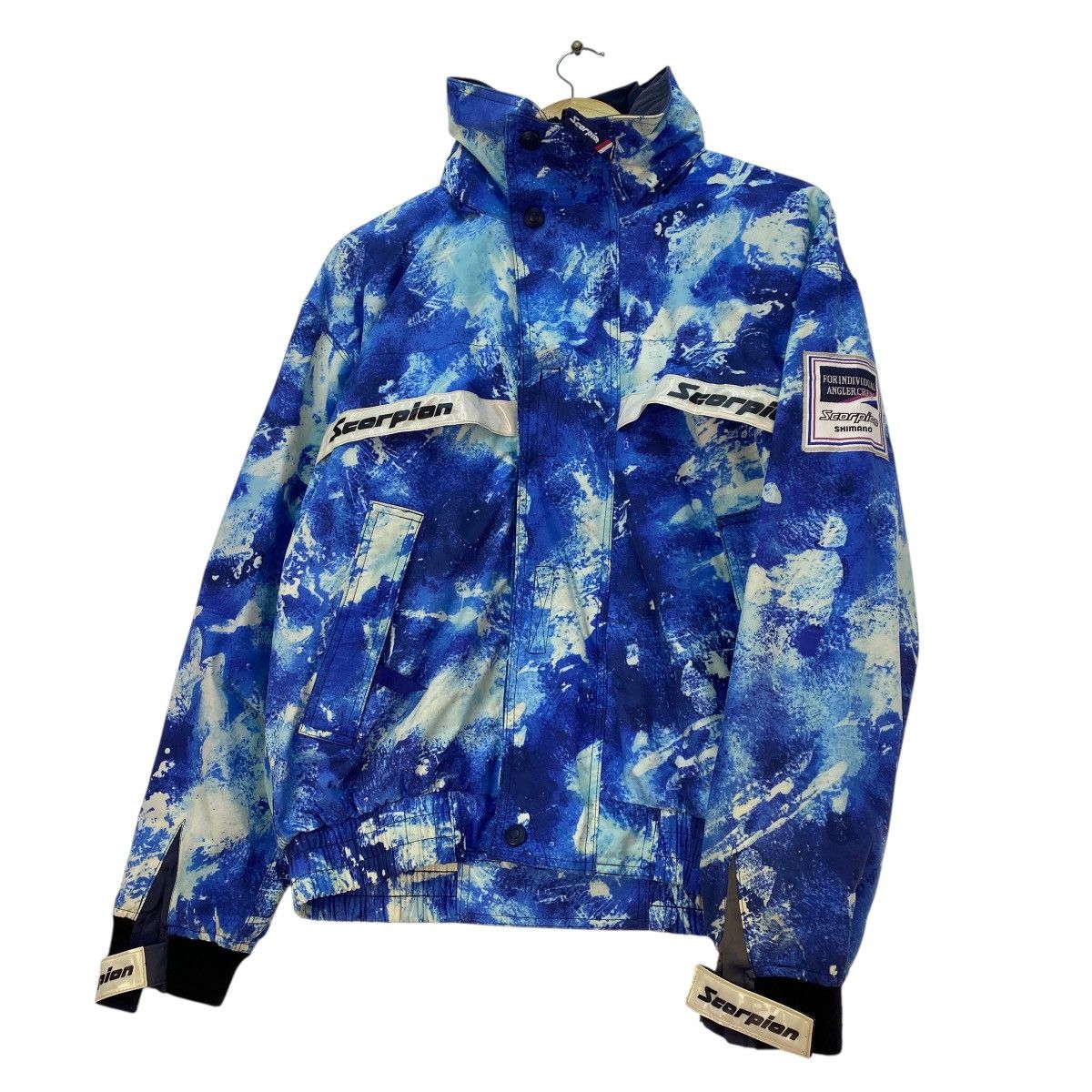Phenix 💥 vintage blue and white tie-dye Scorpion Shimano skiwear Size US M / EU 48-50 / 2 - 3 Thumbnail