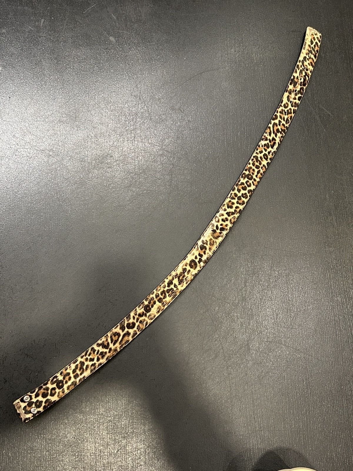 Chrome Hearts Chrome Hearts Leopard Hide Belt Strap Size 30 - 3 Thumbnail