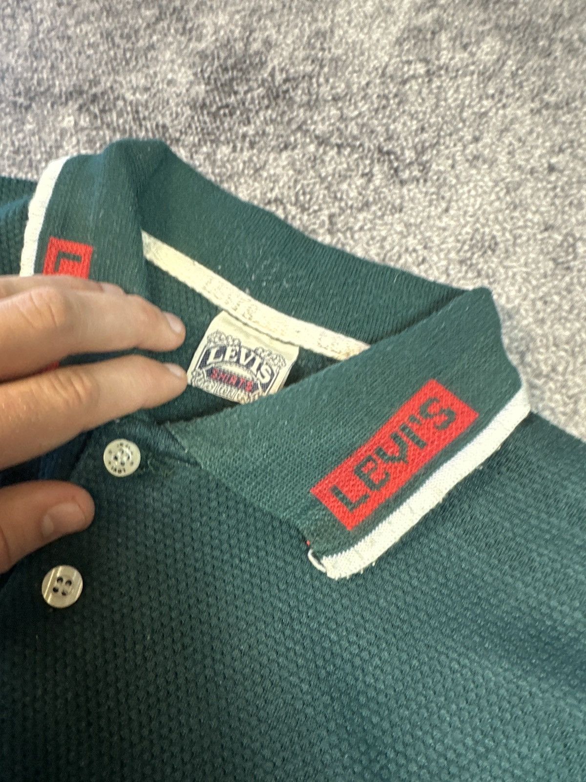Levi's × Vintage Vintage Levi’s Red Tab Polo Avant Garde Streetwear Rare VTg Size US XL / EU 56 / 4 - 3 Thumbnail