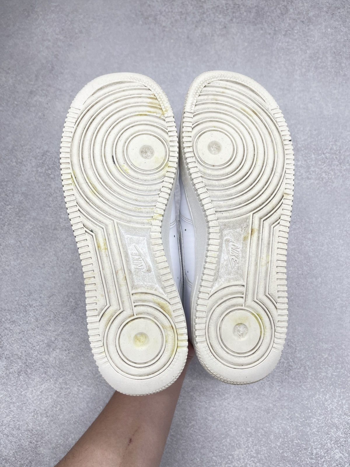 Nike Mens Nike Air Force 1 Triple White Leather Sneakers Y2K TECH Size US 9 / EU 42 - 10 Thumbnail