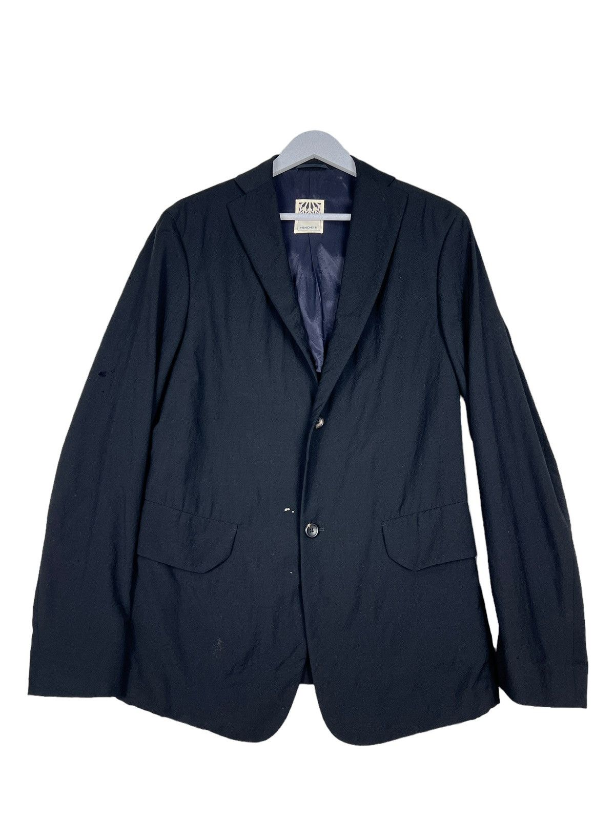 Burberry × Designer 🔥 ROBERTO MENICHETTI WOOL BLAZER CARDIGAN MADE IN ITALY Size US M / EU 48-50 / 2 - 2 Thumbnail