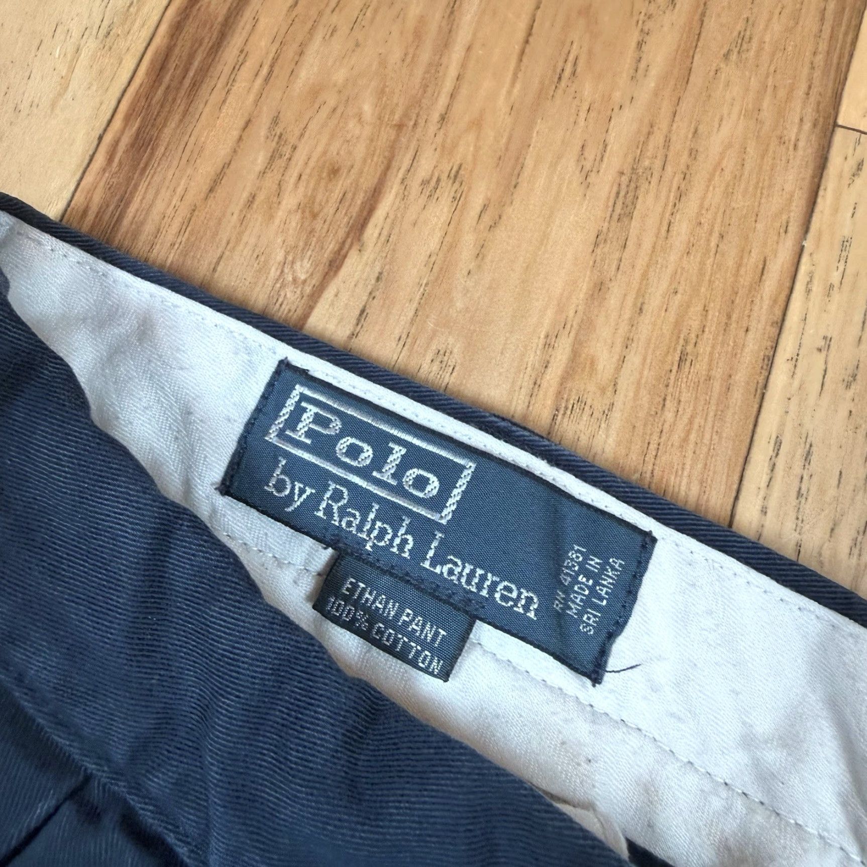 Polo Ralph Lauren VINTAGE Polo Ralph Lauren Pants Mens 36 Regular Beige Khakis Straight Relaxed 30in Inseam Mens Size US M / EU 48-50 / 2 - 5 Thumbnail