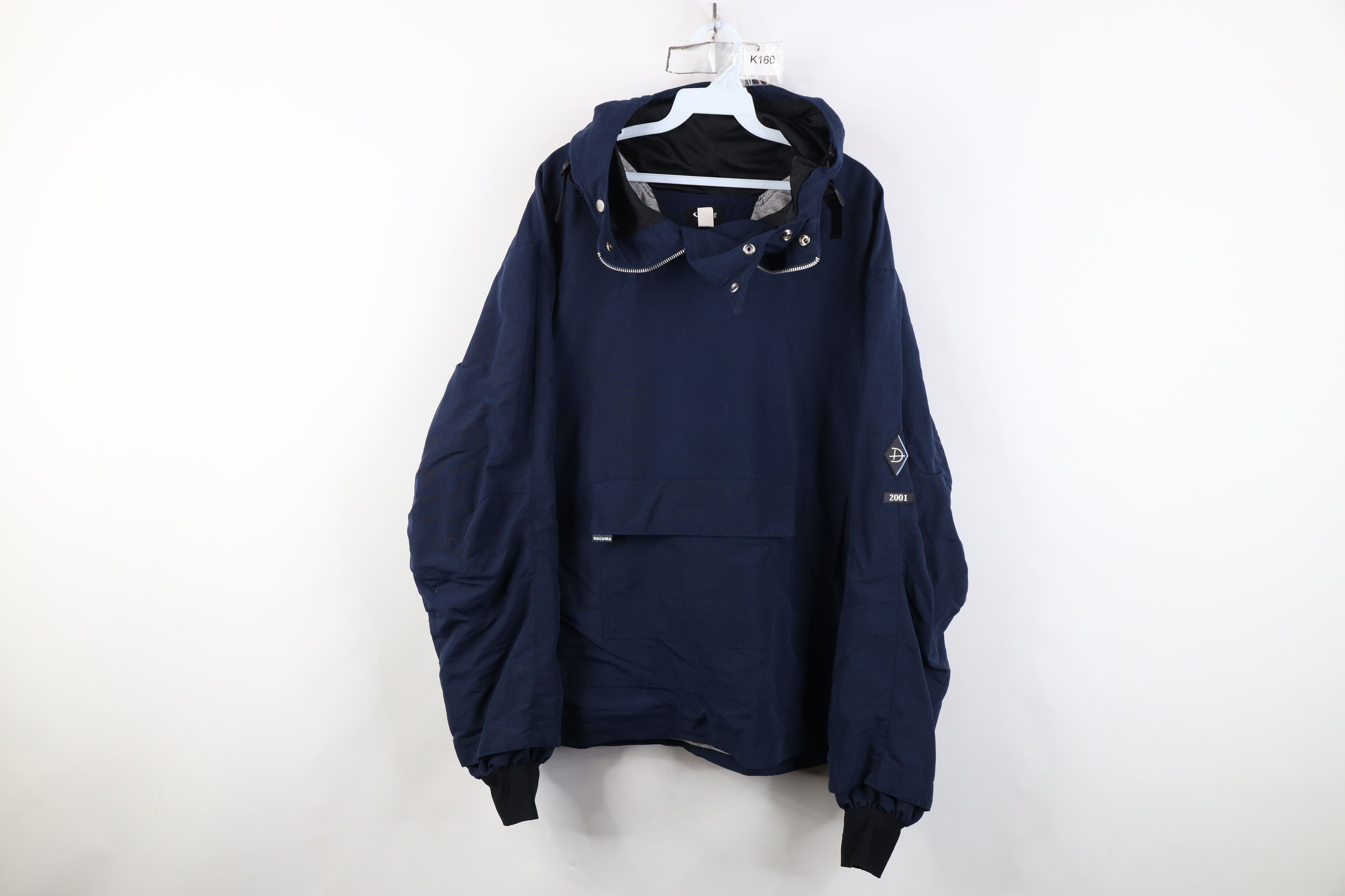 Vintage 90s Y2K Streetwear Packable Hooded Anorak Jacket