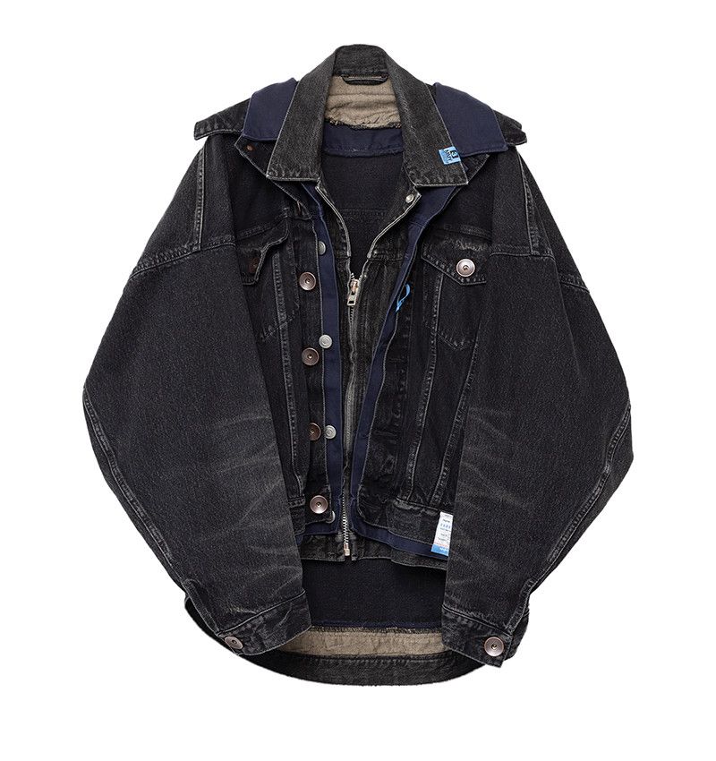 Maison MIHARA YASUHIRO Maison Mihara Yasuhiro Triple Layered Denim Jacket Size US M / EU 48-50 / 2 - 21 Thumbnail