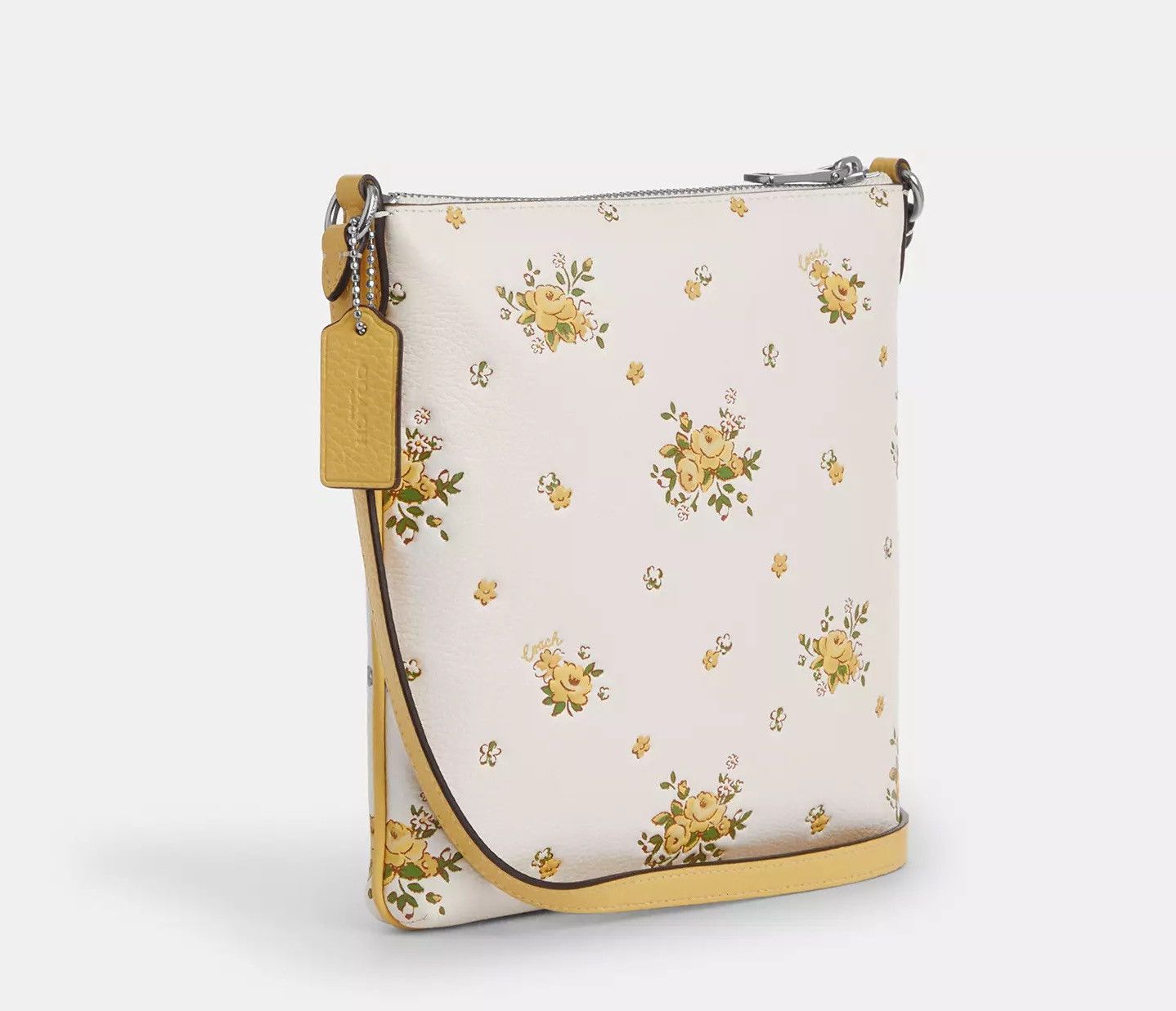 Coach NWT Coach Mini Rowan File Bag With Floral Print CAQ08 Size ONE SIZE - 9 Thumbnail