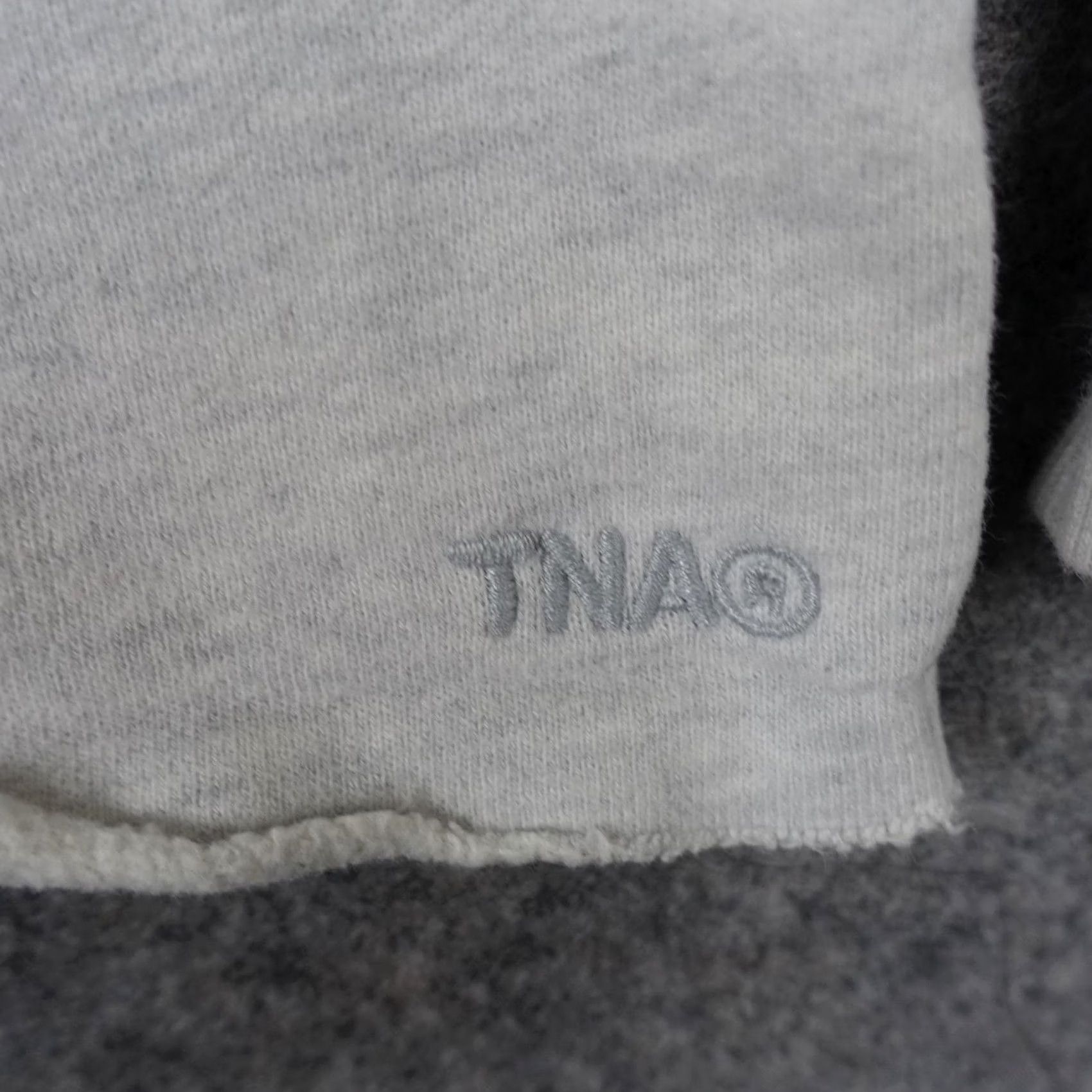TNA TNA Sweatfleece Cozy Fleece Cropped Hem Crewneck Sweatshirt Womens M Gray Size M / US 6-8 / IT 42-44 - 6 Thumbnail