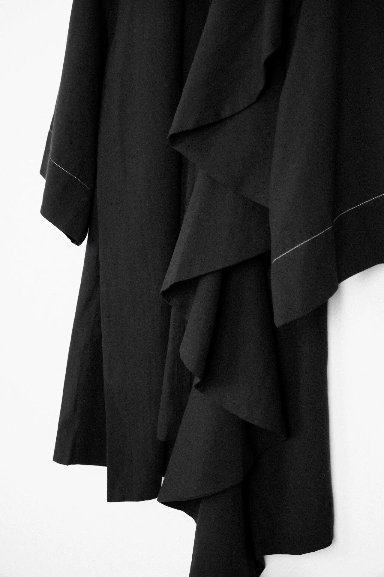 Yohji Yamamoto Yohji Yamamoto Women's 24SS Pleated Kimono Robe Runway Size S / US 4 / IT 40 - 6 Thumbnail
