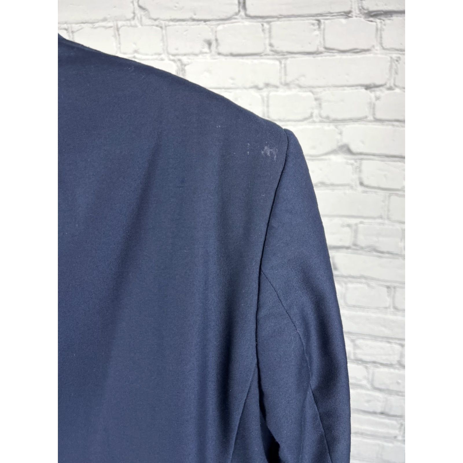 Vintage Giorgio Napoli Blazer Single-Breasted Notch 2-Button Blue 44R Men's Jacket Classic Fit Vintage No Size 44R - 3 Thumbnail