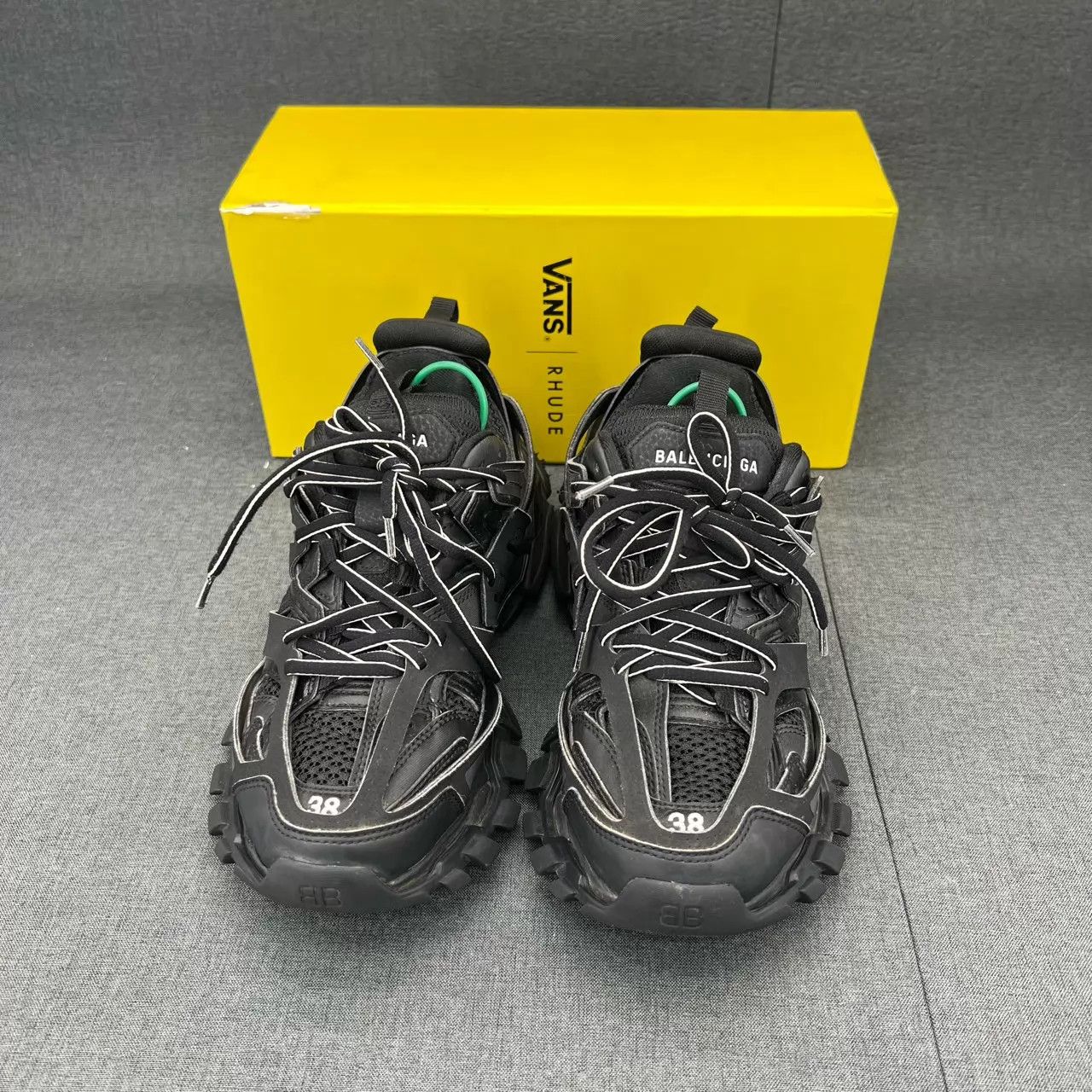 Balenciaga Balenciaga Track Black 38 New Original Box Size US 7.5 / IT 37.5 - 4 Thumbnail