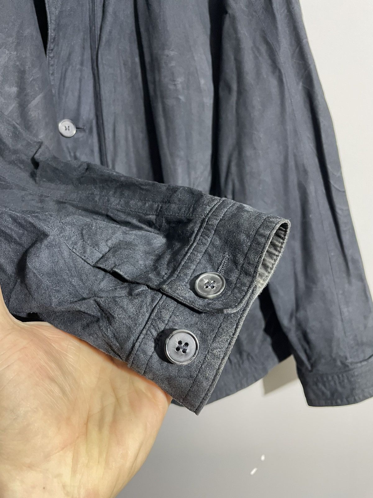 Vintage By Odermark Suede navy blue bomber jacket Size US XL / EU 56 / 4 - 7 Thumbnail