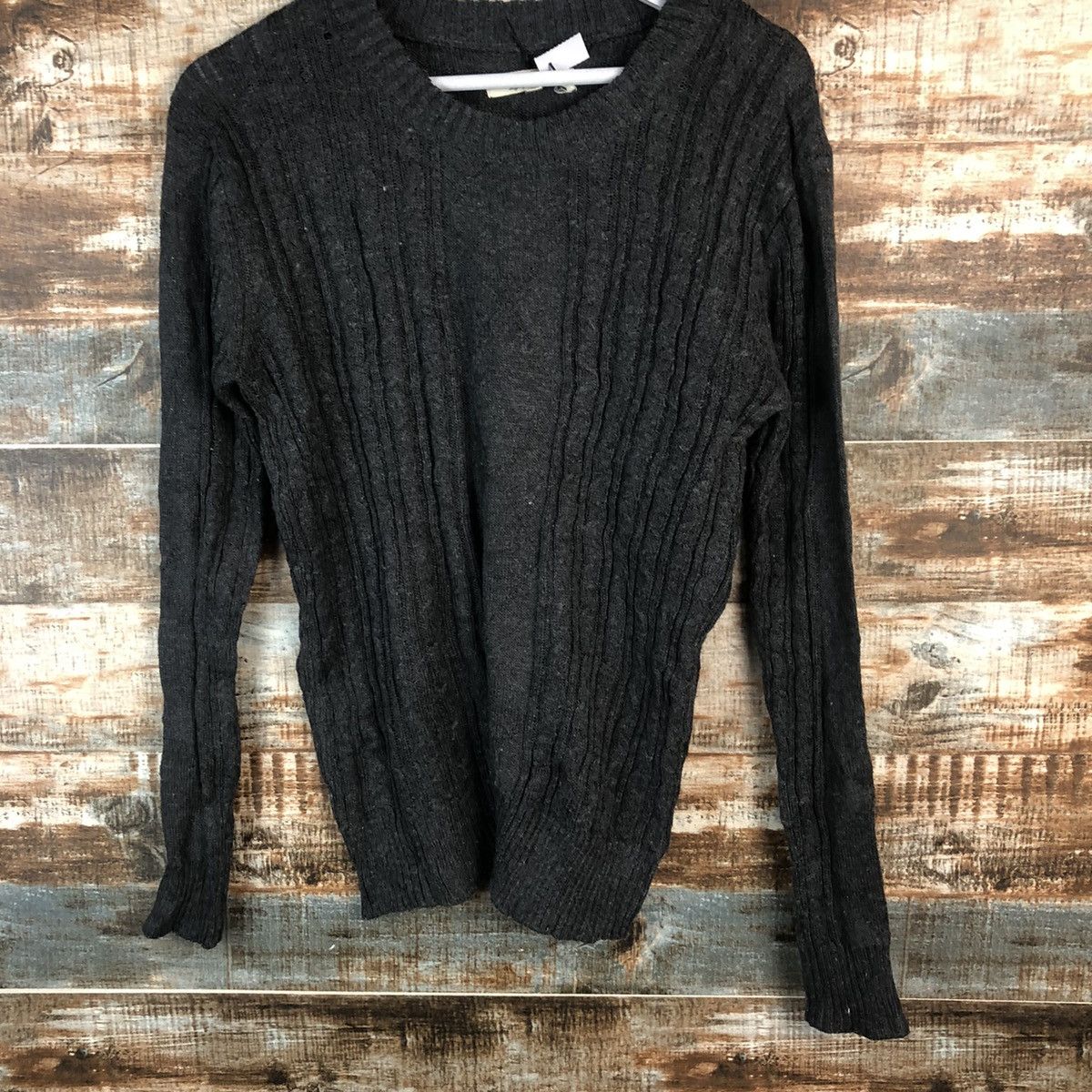 Homespun Knitwear × Japanese Brand Gteel Brawn Grey Knitwear #A1994 Size L / US 10 / IT 46 - 3 Thumbnail