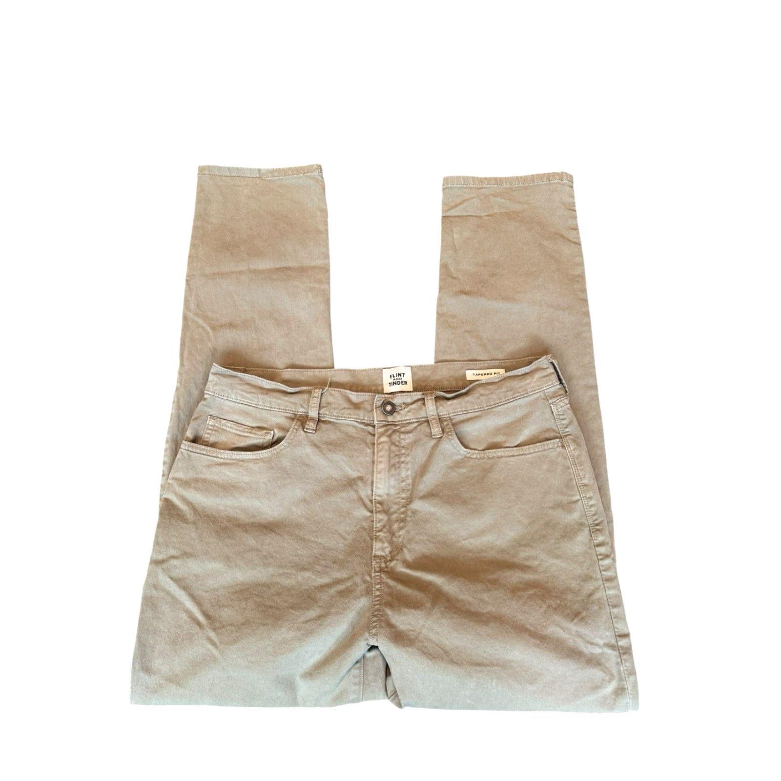 Flint And Tinder Flint and Tinder Chino Pants Men’s 33x30 Green Tapered Fit Pant Outdoor Shirt? Size US 33 - 6 Thumbnail