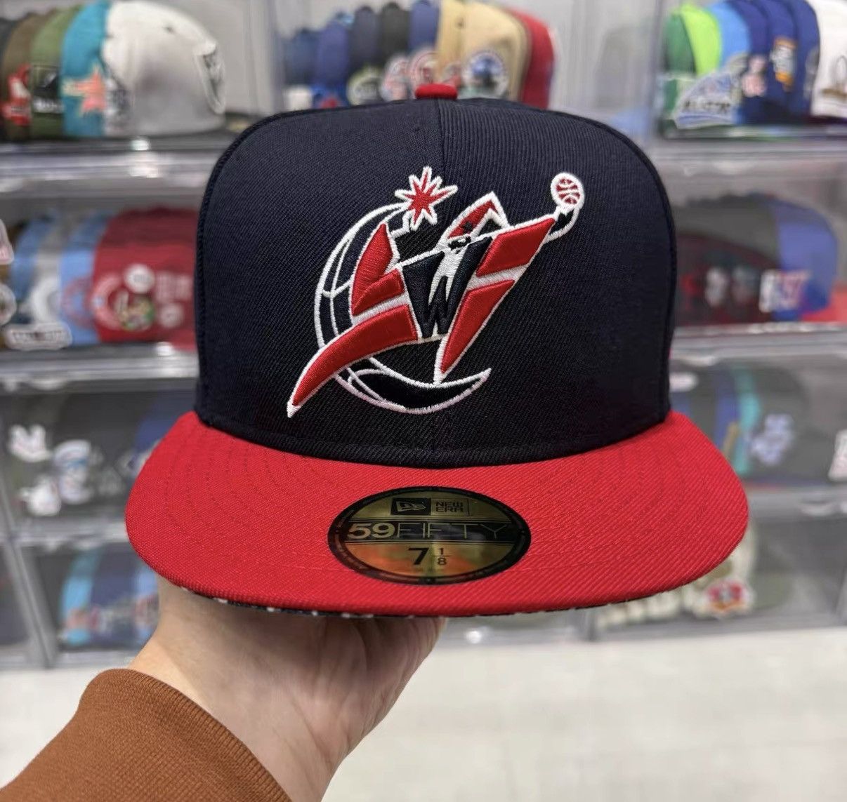 New Era New Era NBA Washington Wizards Flat Brim Baseball Cap J32 Size ONE SIZE - 1 Thumbnail