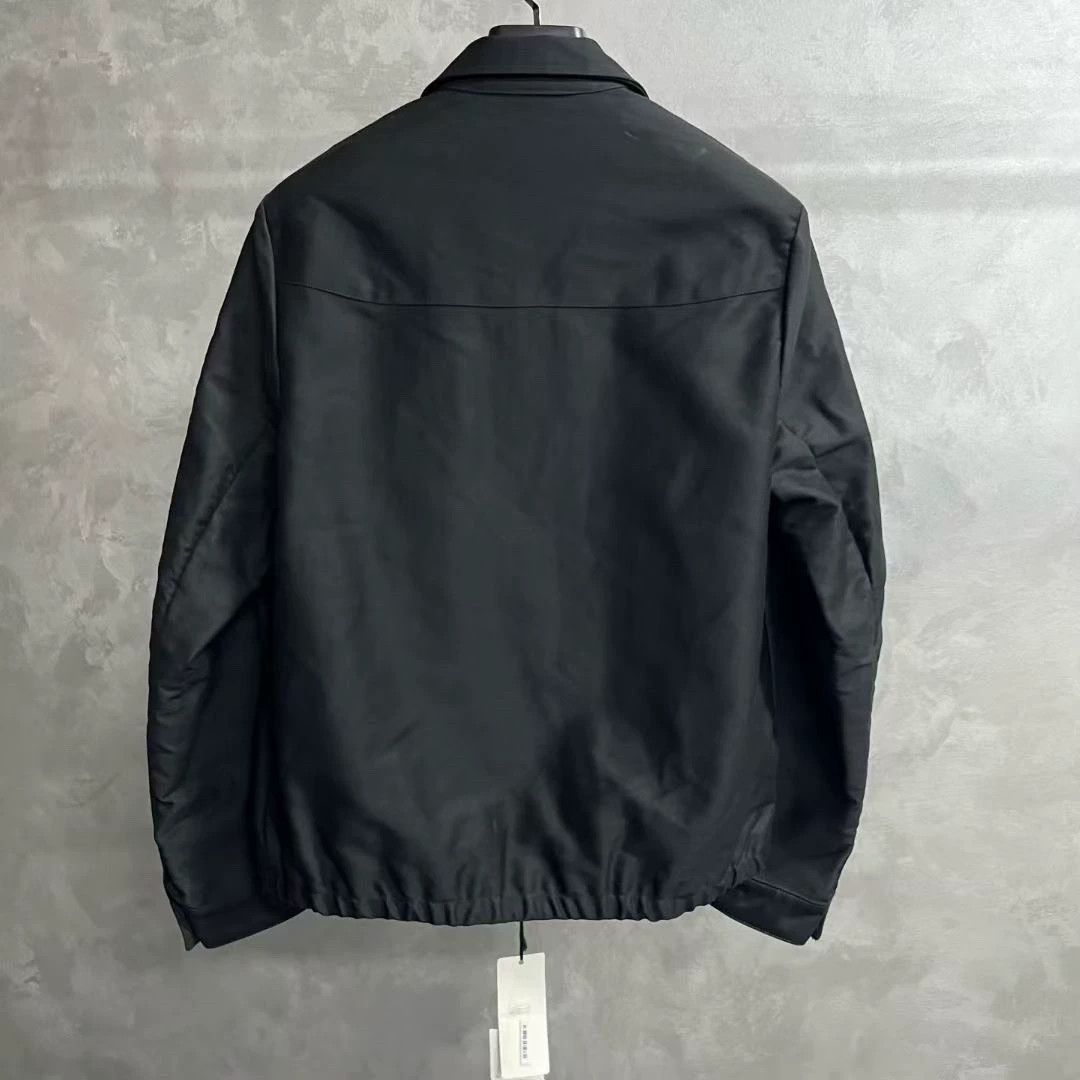 H&M black zip-up long sleeve jacket Size US XL / EU 56 / 4 - 2 Thumbnail