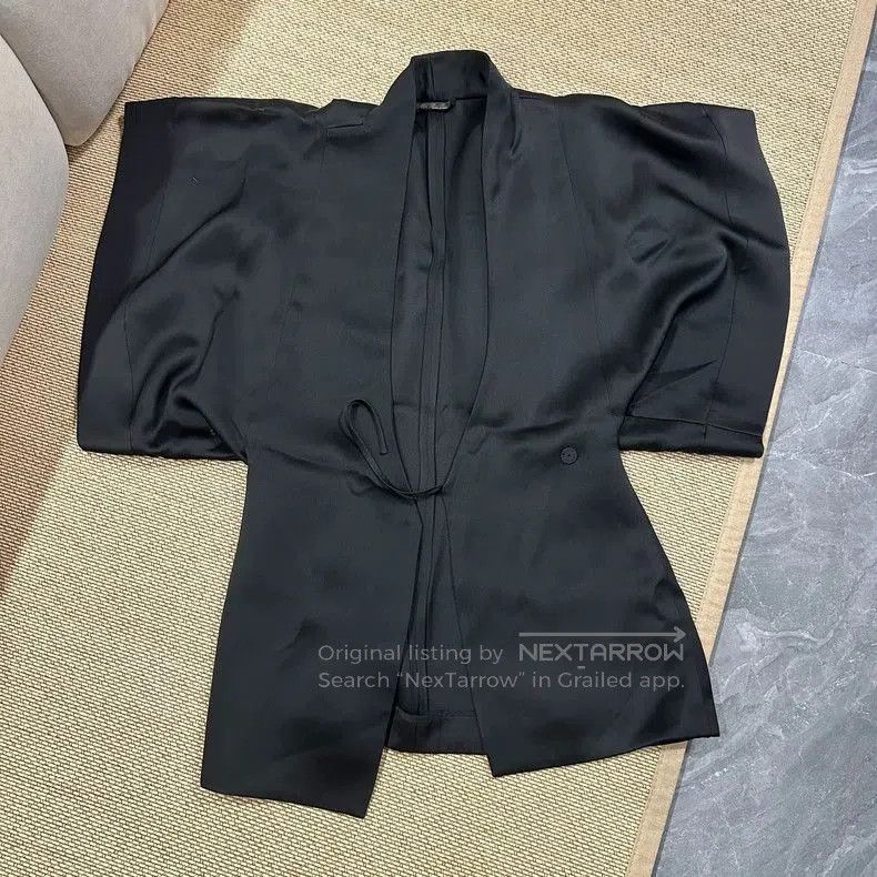 Loro Piana Loro Piana Women's Black Silk Robe Coat. Size US M / EU 48-50 / 2 - 1 Thumbnail