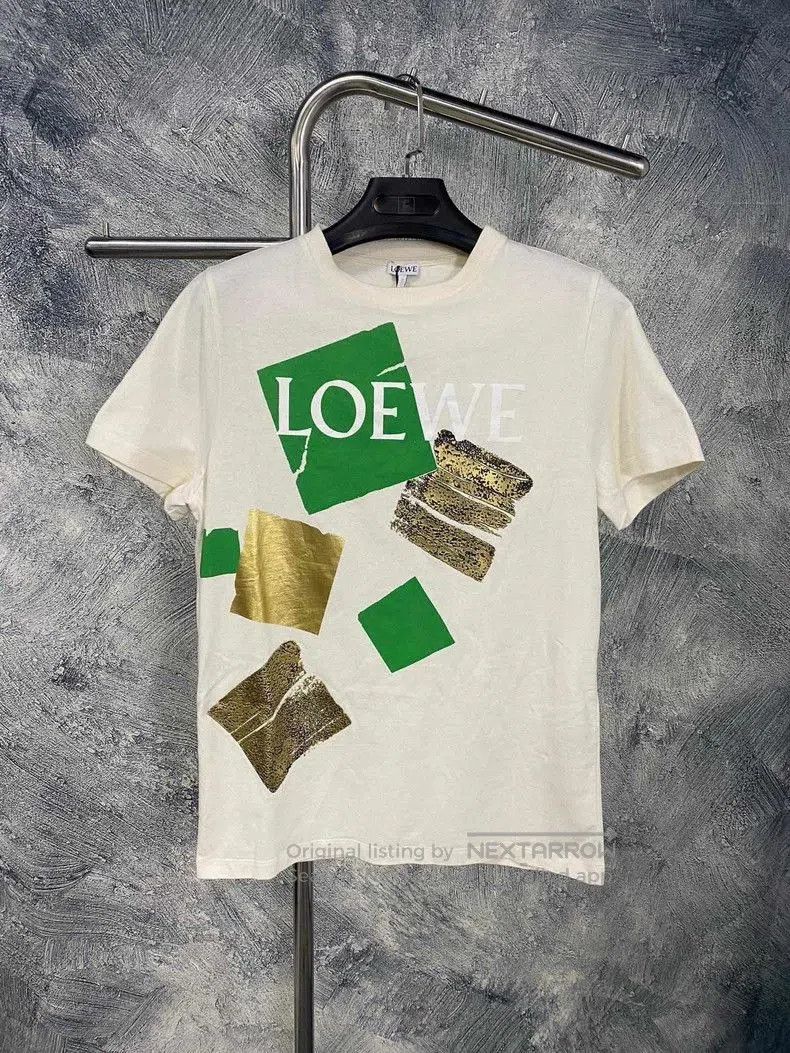 Loewe Loewe White Logo Short Sleeve Top. Size US XS / EU 42 / 0 - 1 Thumbnail