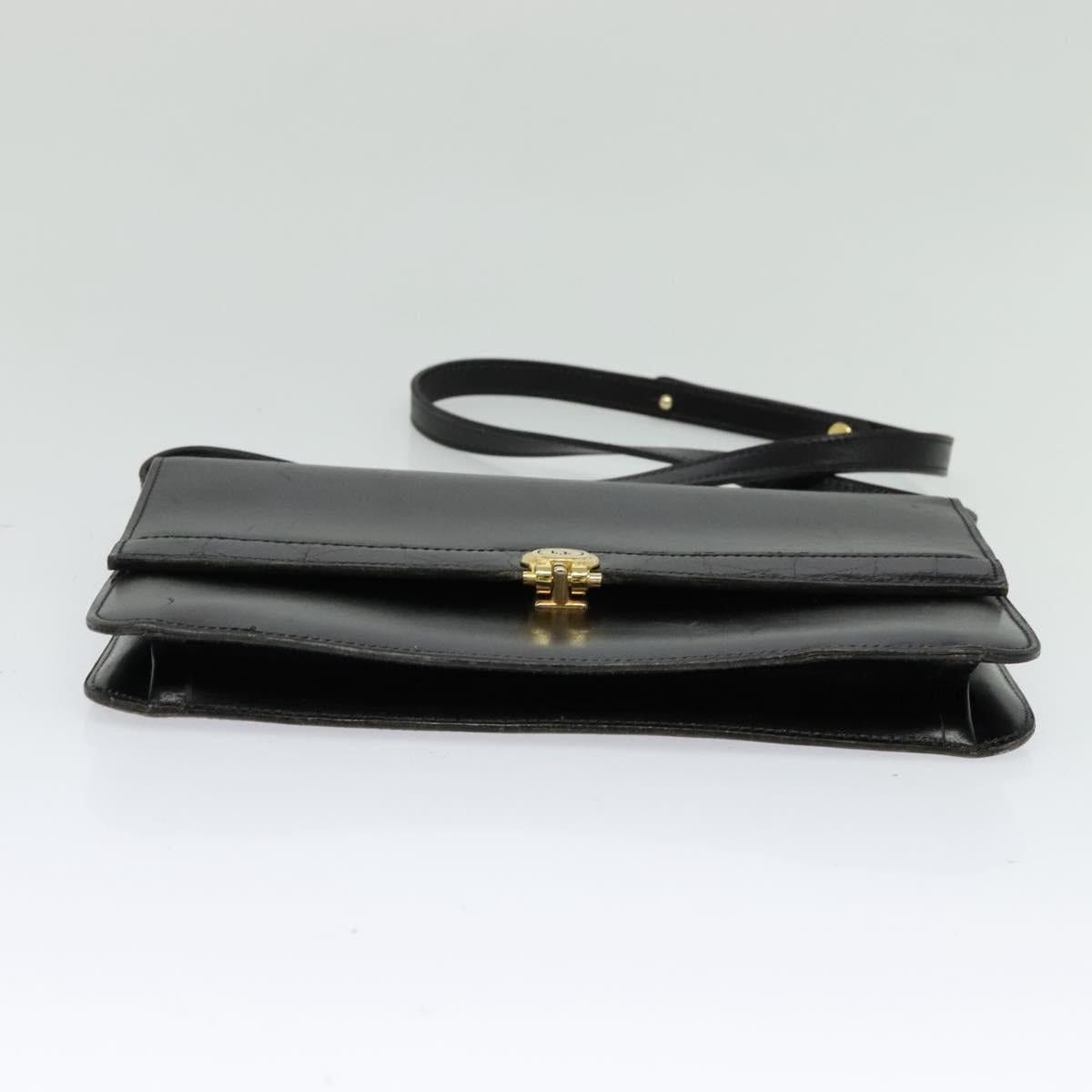 Dior DIOR Shoulder Bag Leather Black Gold Size ONE SIZE - 9 Thumbnail