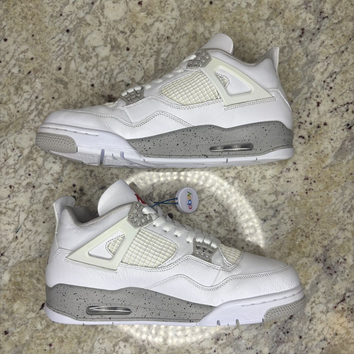 Jordan Brand Size 10.5-Jordan 4 Retro White Oreo (2021) CLEAN W/Box Size US 10.5 / EU 43-44 - 3 Thumbnail