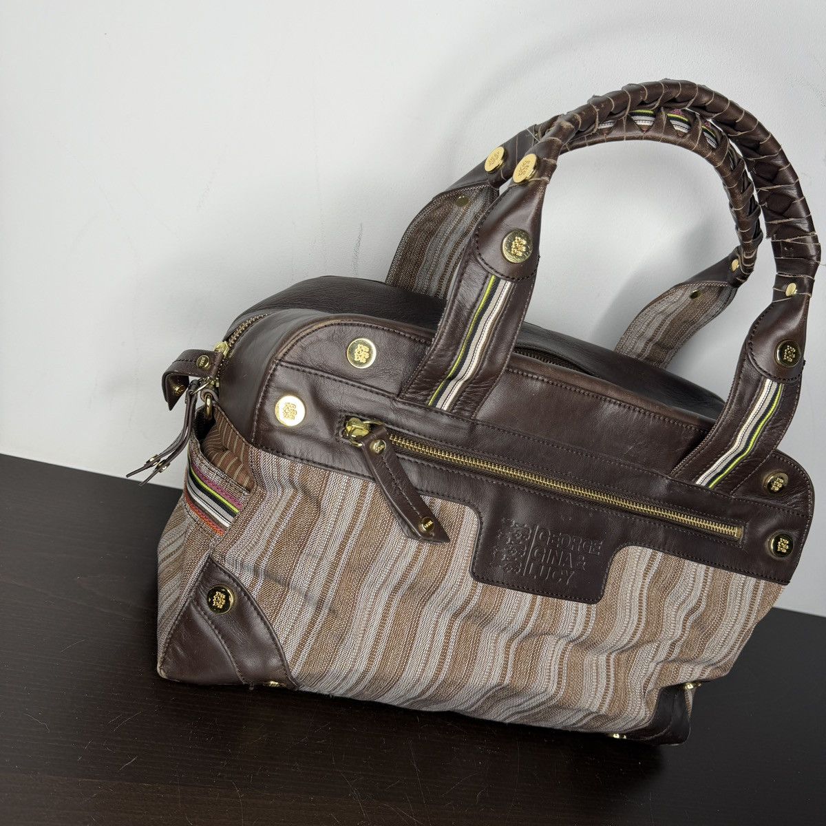 George Gina & Lucy George Gina & Lucy GGL Brown Avant Garde Shoulder Hand Bag Size ONE SIZE - 2 Thumbnail
