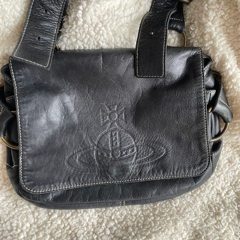 Vivienne Westwood Vivienne Westwood size os Classic Black Genuine Leather Sat Size ONE SIZE - 2 Thumbnail
