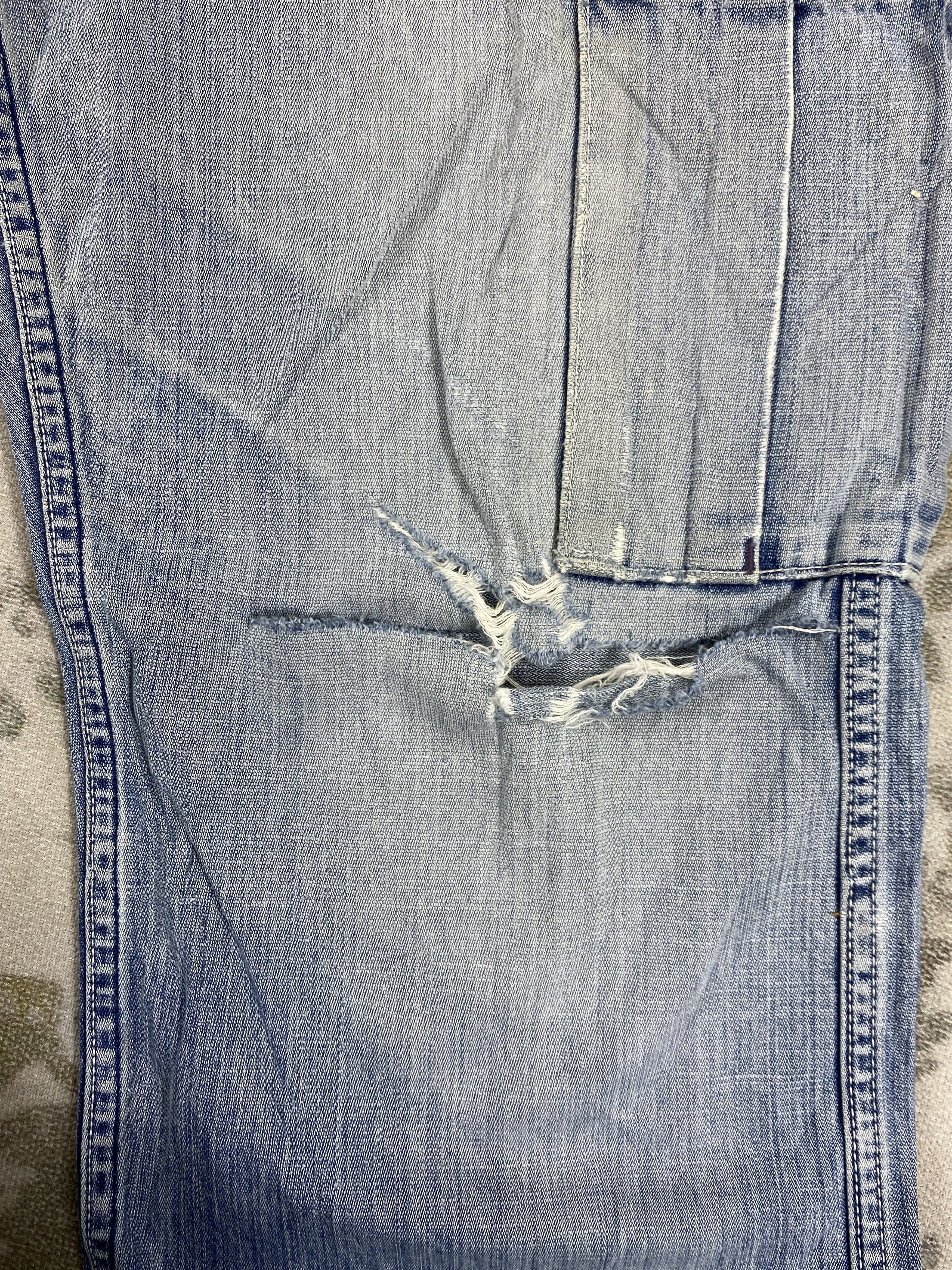Levi's Distressed Vintage Levi's 503 Cargo Jeans 35x32 Denim-JN3463 Size US 35 - 15 Thumbnail