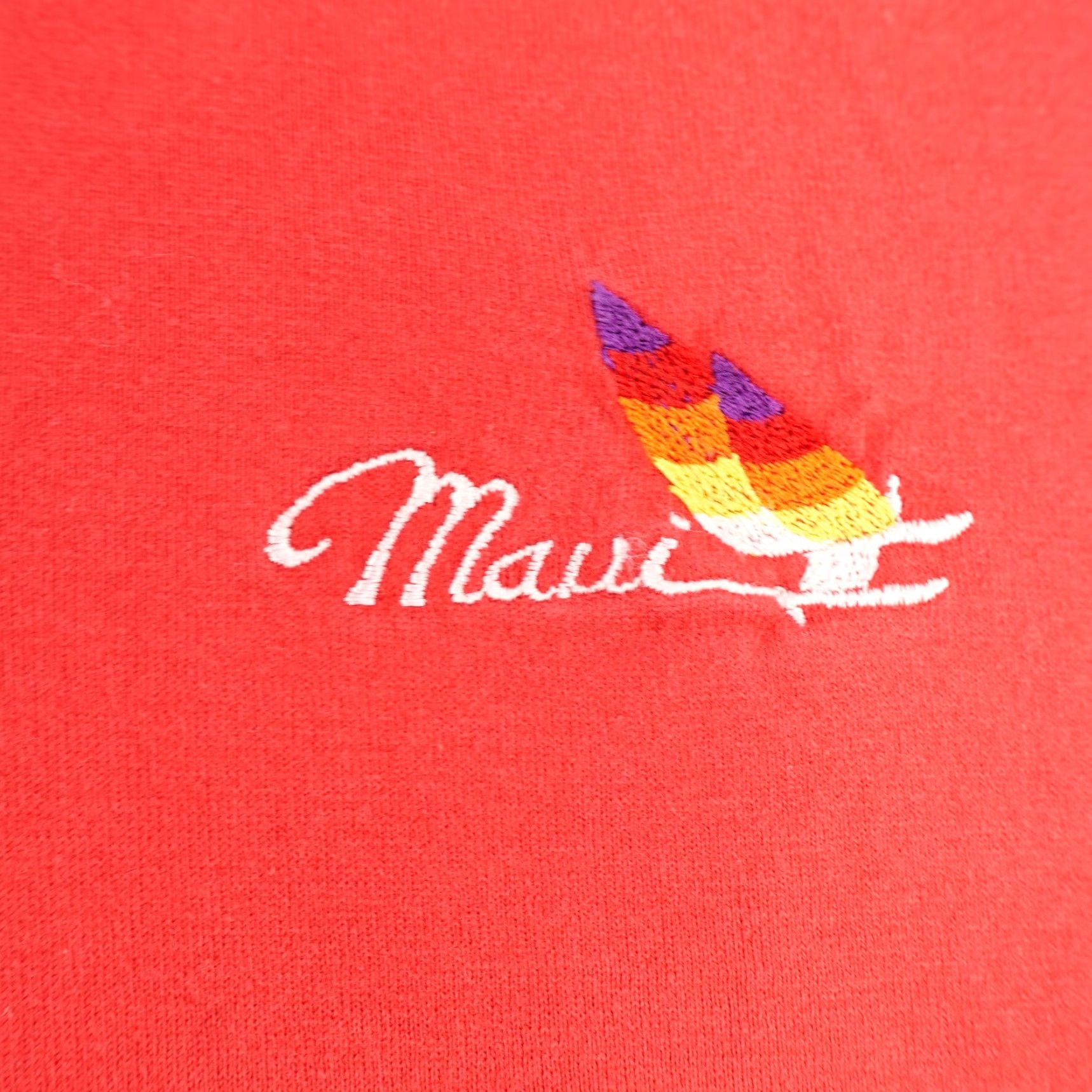 Vintage Vintage Crazy Shirts Polo Shirt Men Large Red 80s Hawaiian Surf Casual Activewear Size US L / EU 52-54 / 3 - 3 Thumbnail
