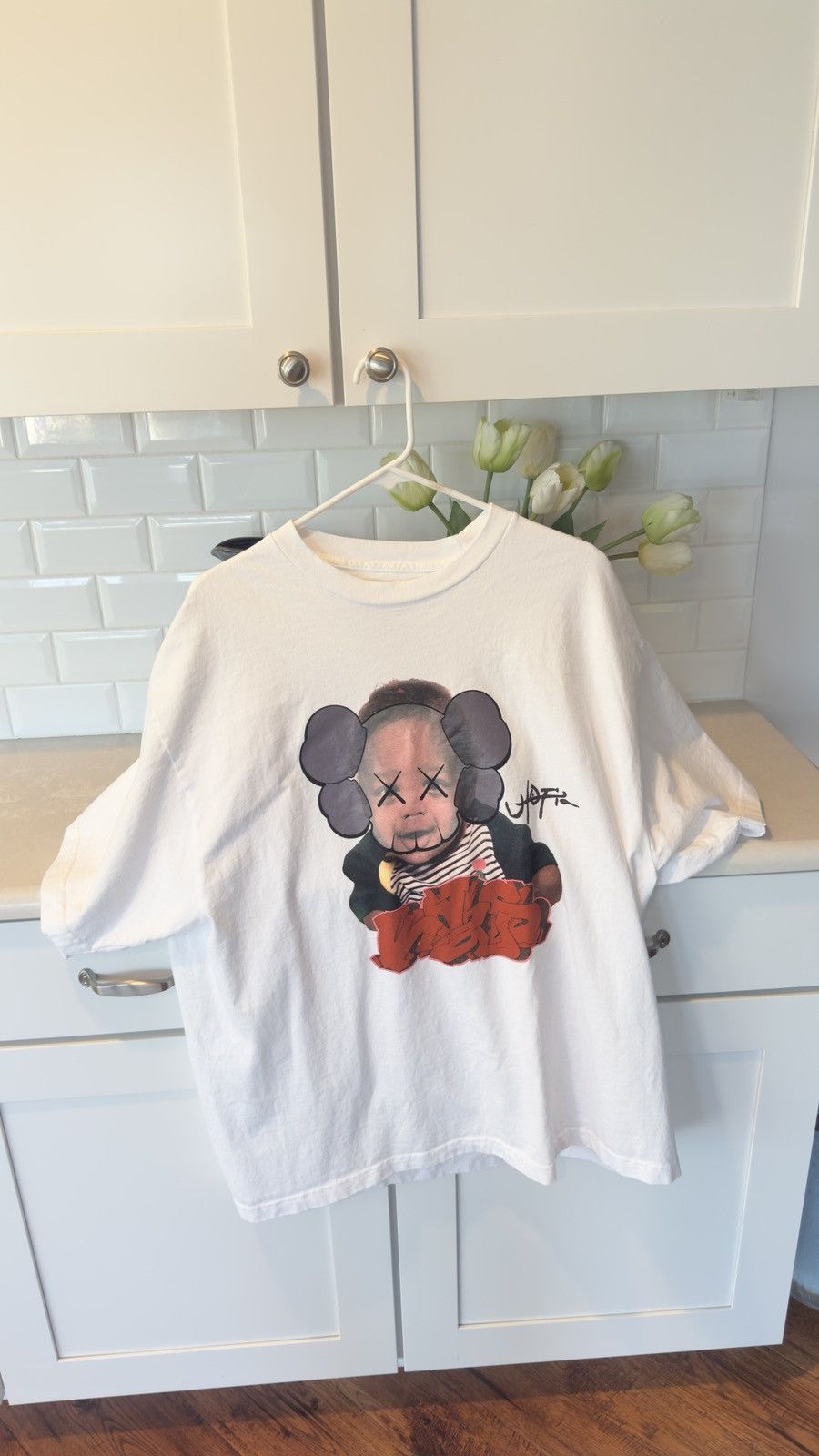 travis scott kaws shirt