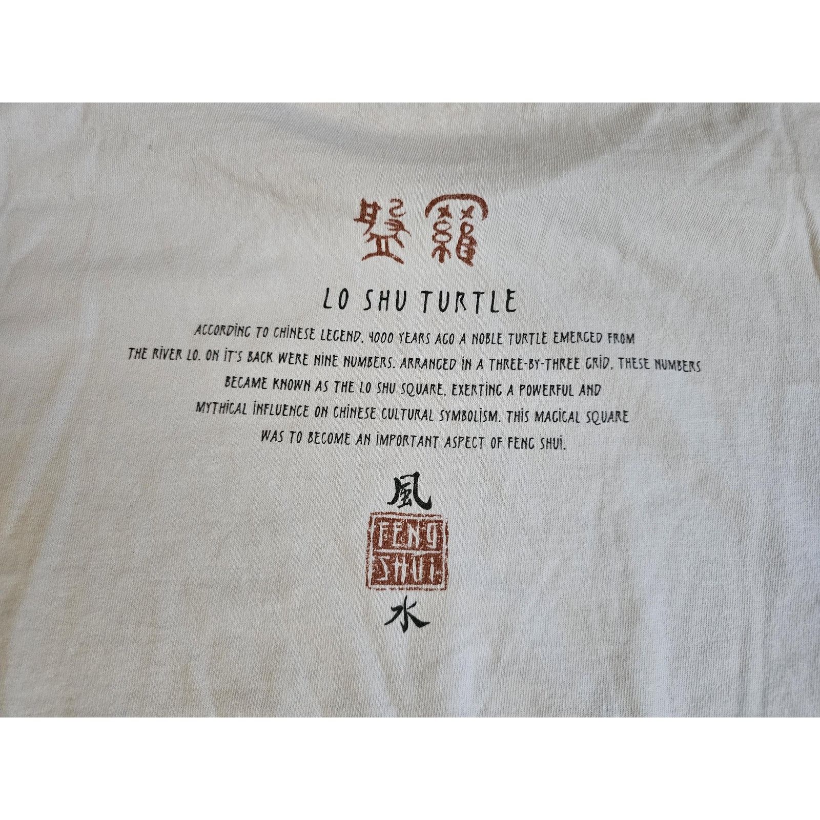 Other 90s Lo Shu Turtle Feng Shui T-Shirt White Sz 2XL Size US XXL / EU 58 / 5 - 5 Thumbnail