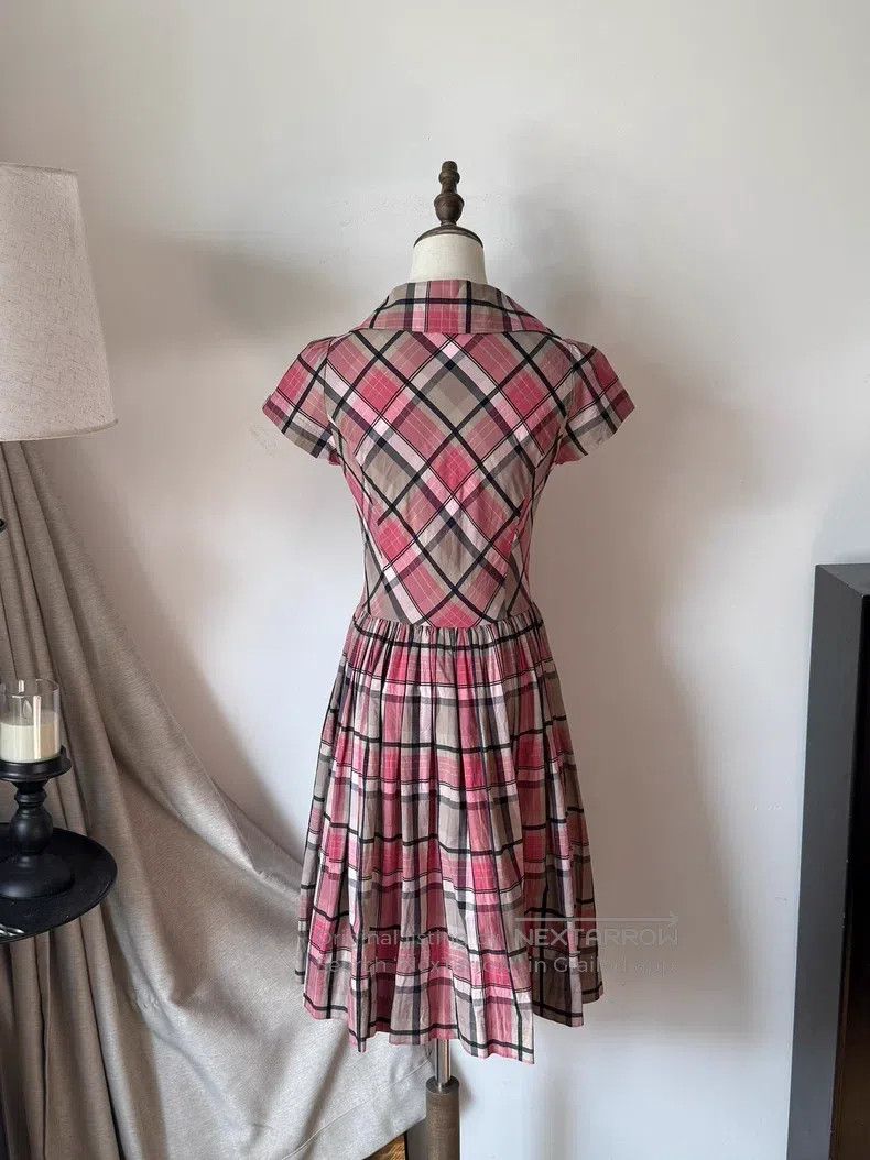Vivienne Westwood Vivienne Westwood Pink Plaid Dress Size M / US 6-8 / IT 42-44 - 6 Thumbnail