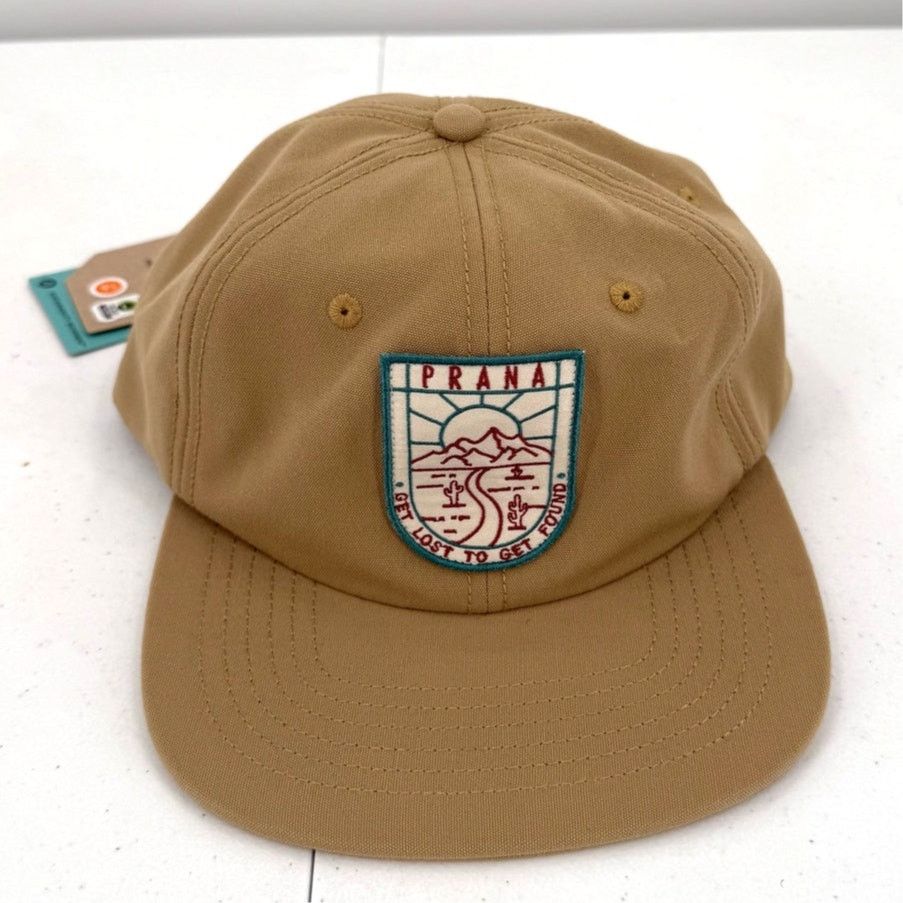 Prana NWT prAna Gazin Patch Hat, Unisex, One Size, Yellow Size ONE SIZE - 1 Thumbnail