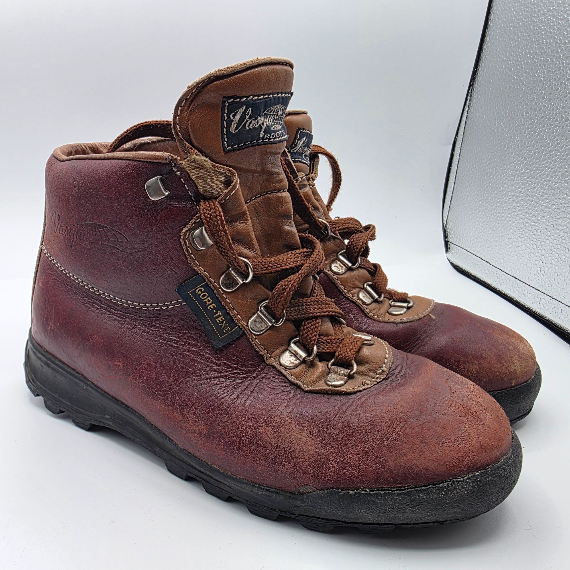Vasque Vasque Gore Tex Womens Hiking Boots 7M Brown Leather Waterpr Size US 7 / IT 37 - 1 Thumbnail