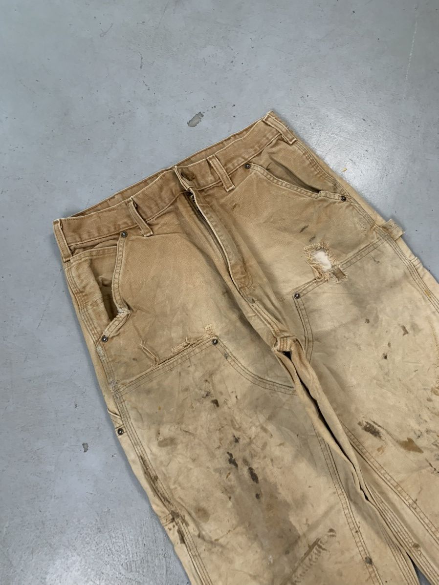 Carhartt Rare sunfade vintage carhartt double knee Size US 32 / EU 48 - 4 Thumbnail