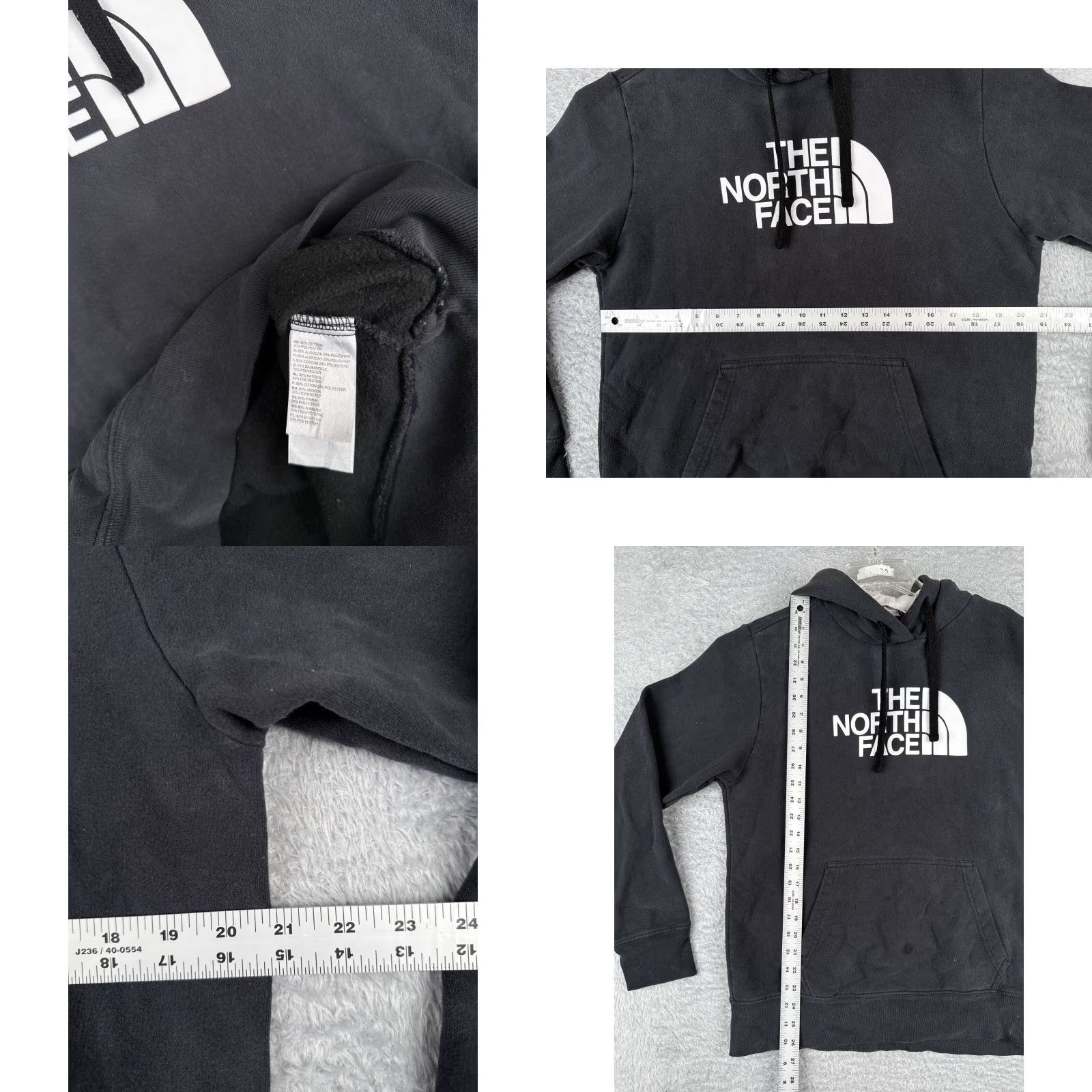 The North Face The North Face Hoodie Mens Medium Black Pullover Cotton Blend READ Size US M / EU 48-50 / 2 - 8 Thumbnail