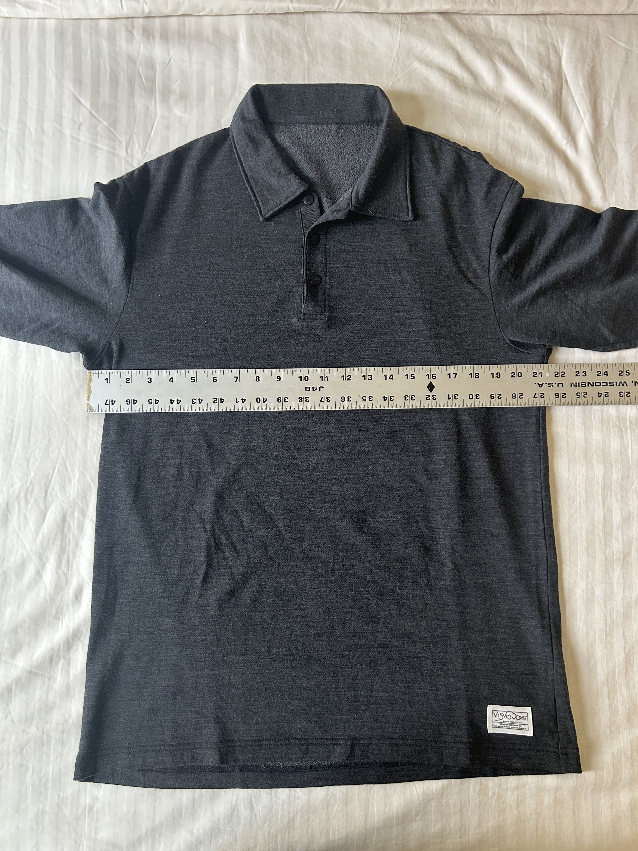 Visvim visvim Sport Weller Wool-Blend Jersey Polo Shirt Size US XL / EU 56 / 4 - 2 Thumbnail