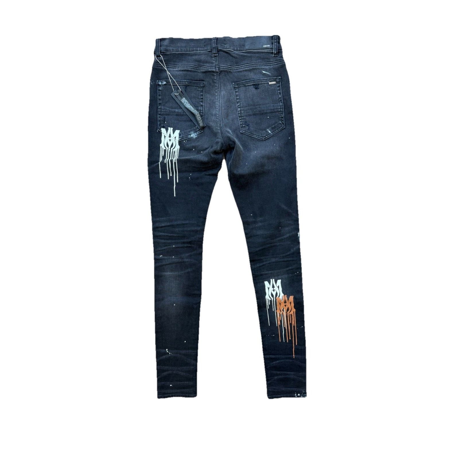 Amiri Size 31 - Amiri Aged Black MA Drip Jeans NEW/RETAIL $1,290 Size US 31 - 2 Thumbnail