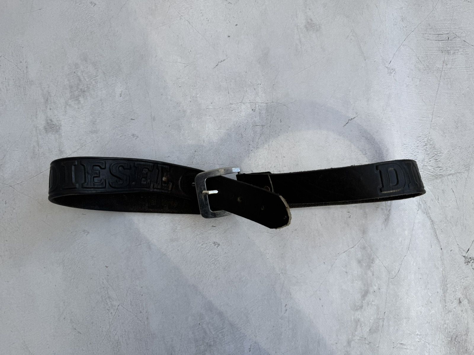 Diesel Diesel Leather Belt Black Vintage Size ONE SIZE - 6 Thumbnail