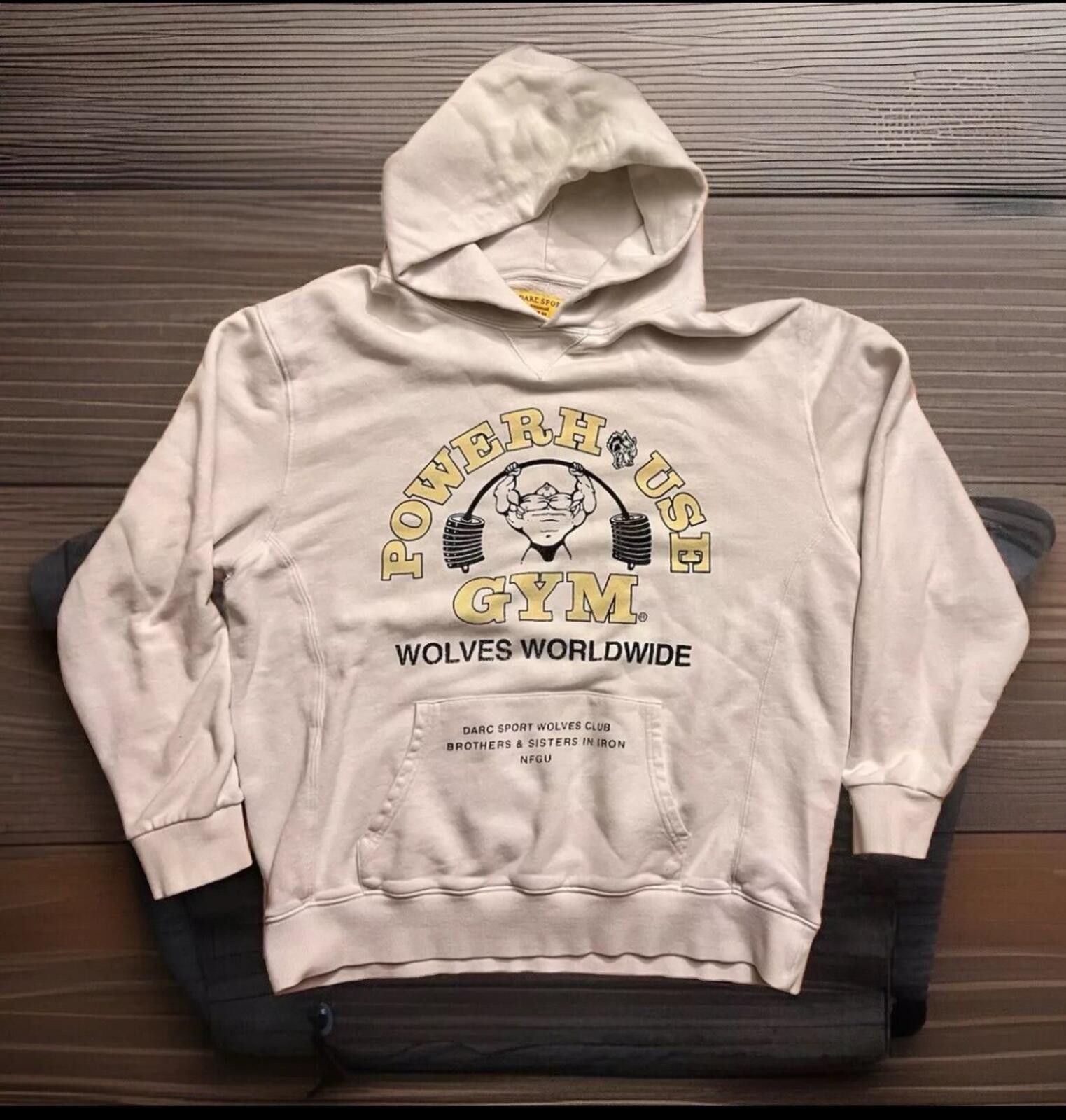 Darc Sport Darc Sport RARE Powerhouse of the Wolves Hoodie Gym Golds Size US L / EU 52-54 / 3 - 1 Thumbnail
