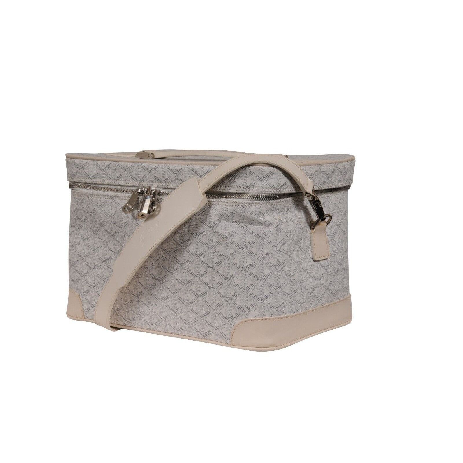 Goyard Vintage 2000's Y2k Vanity Train Case Canvas Bag - 02252 Size ONE SIZE - 2 Thumbnail