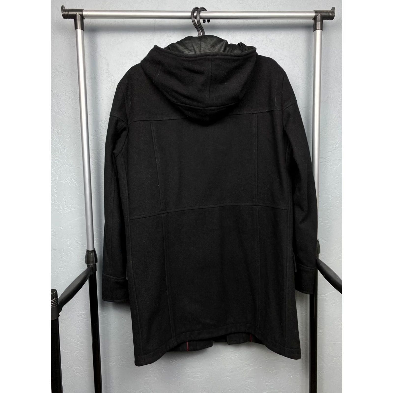 Hugo Boss VINTAGE Hugo Boss Mens Coat Duffle Wool Black M - Wool Duffle Coat Hugo Boss Size US M / EU 48-50 / 2 - 8 Thumbnail