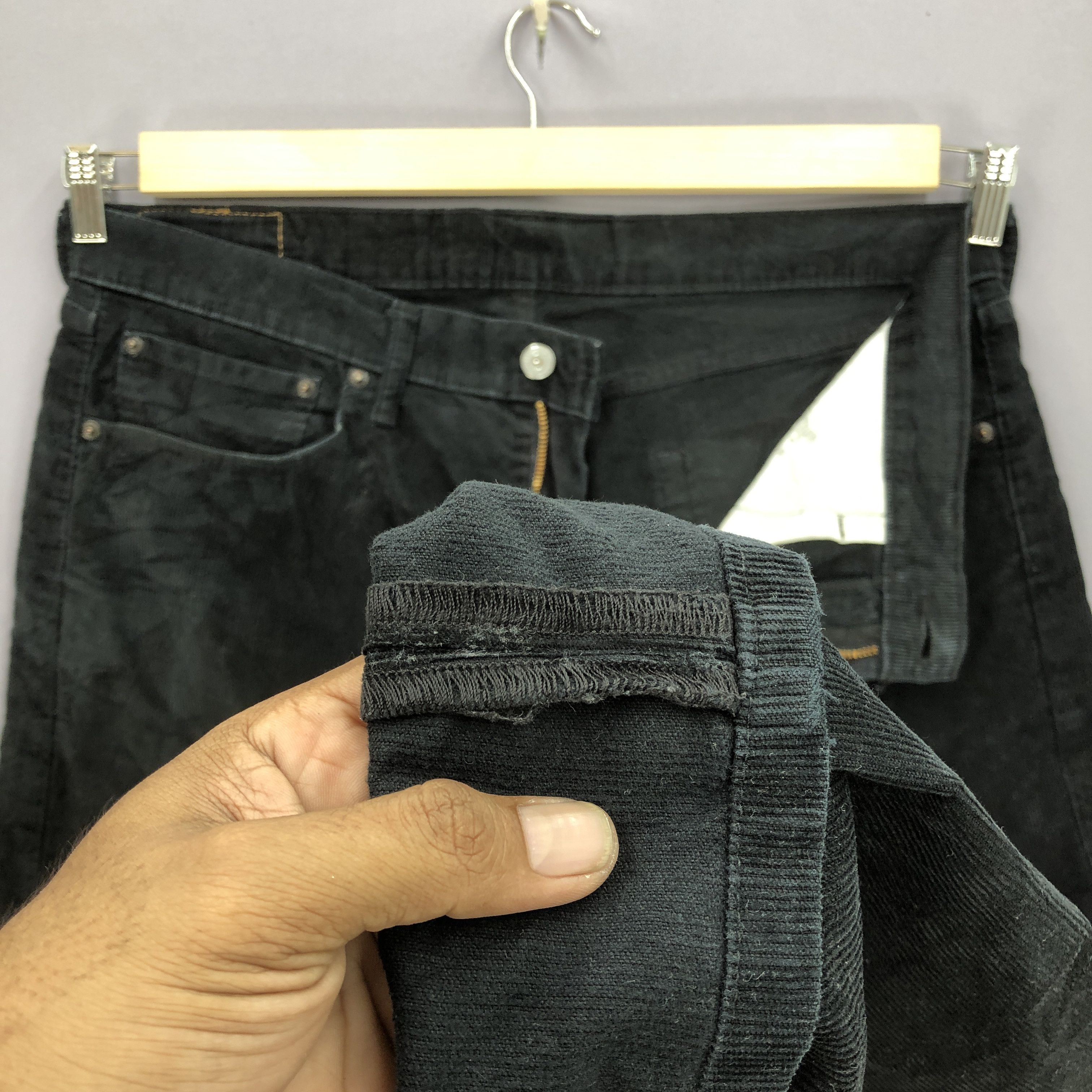 Levi's × Vintage Vintage Levis 505 Black Jeans Levi's Faded Light Wash Denim. Size US 38 / EU 54 - 10 Thumbnail