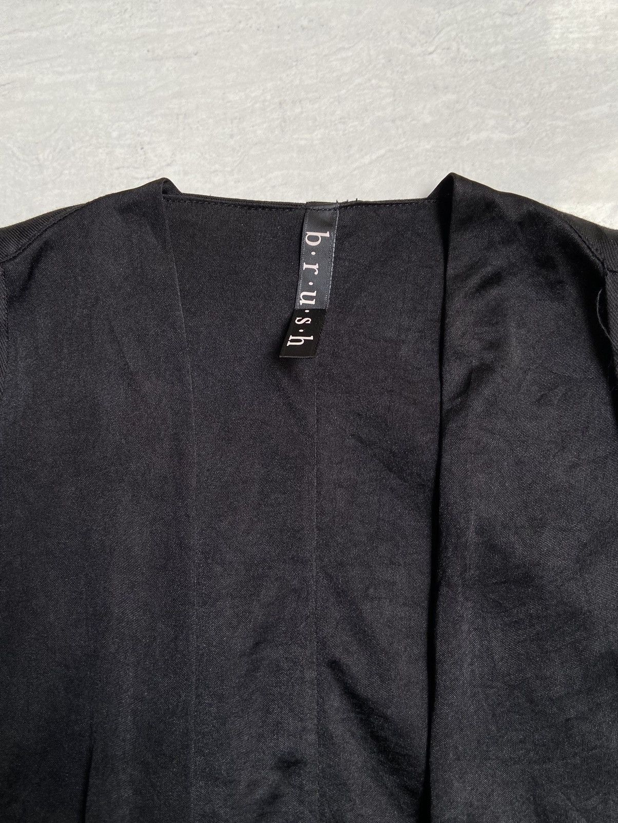 Designer × Japanese Brand B.R.U.S.H Black Vest Size US XXS / EU 40 - 10 Thumbnail