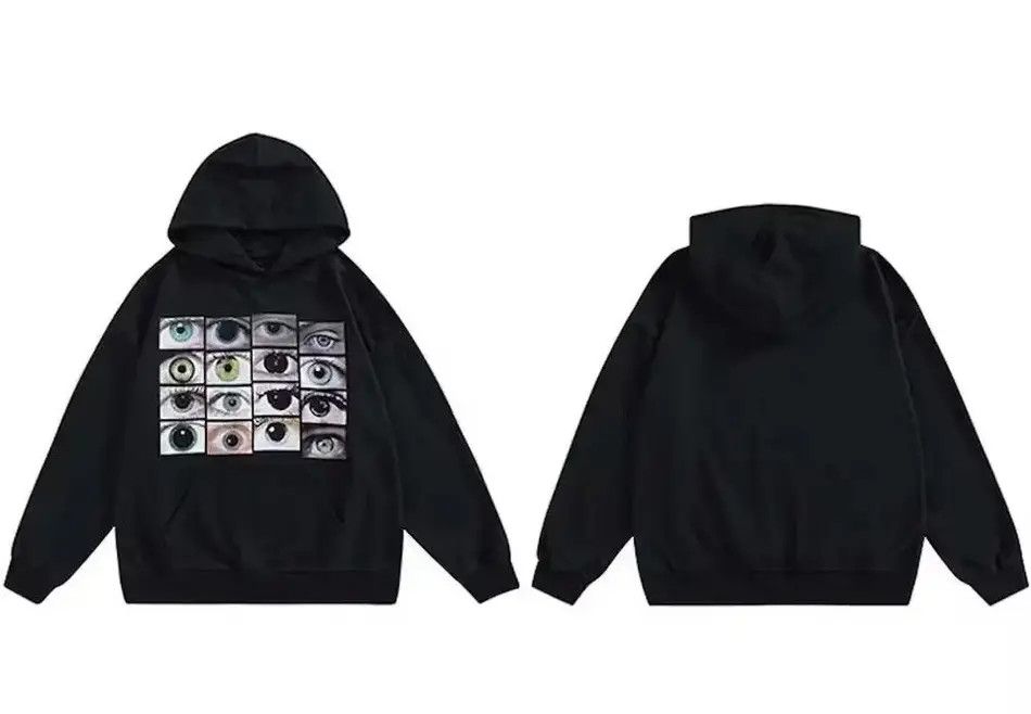 Japanese Brand × Vintage Eyes Pullover Hoodies Size US L / EU 52-54 / 3 - 3 Thumbnail