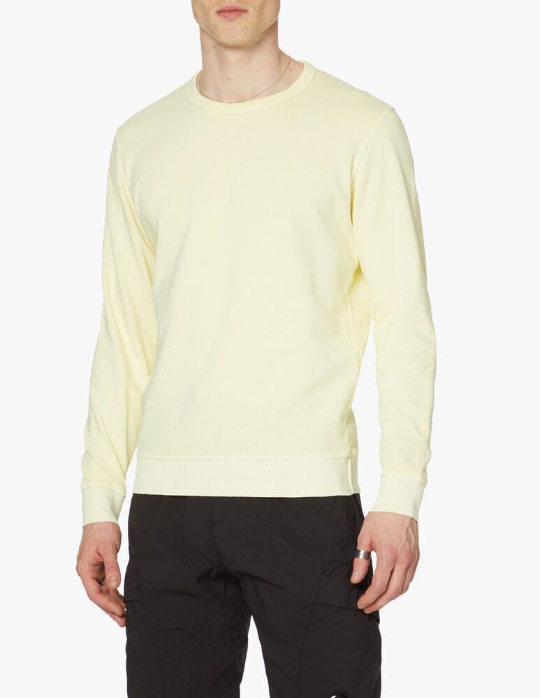 C.P. Company o1y1224 Crewneck Sweatshirt in Light Yellow Size US S / EU 44-46 / 1 - 1 Thumbnail