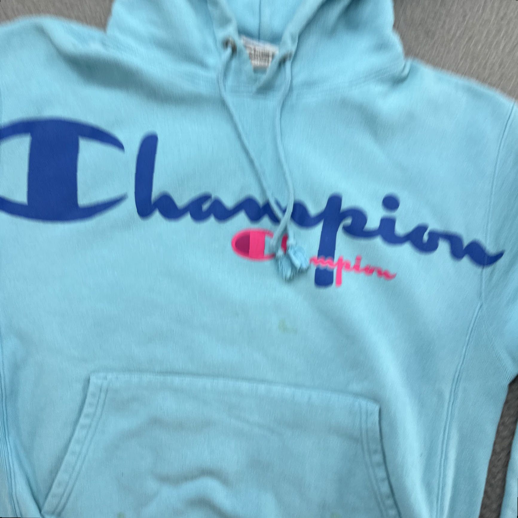 Champion VINTAGE Champion Hoodie Size M Spellout Reverse Weave Pullover Sweatshirt READ M Size US M / EU 48-50 / 2 - 4 Thumbnail