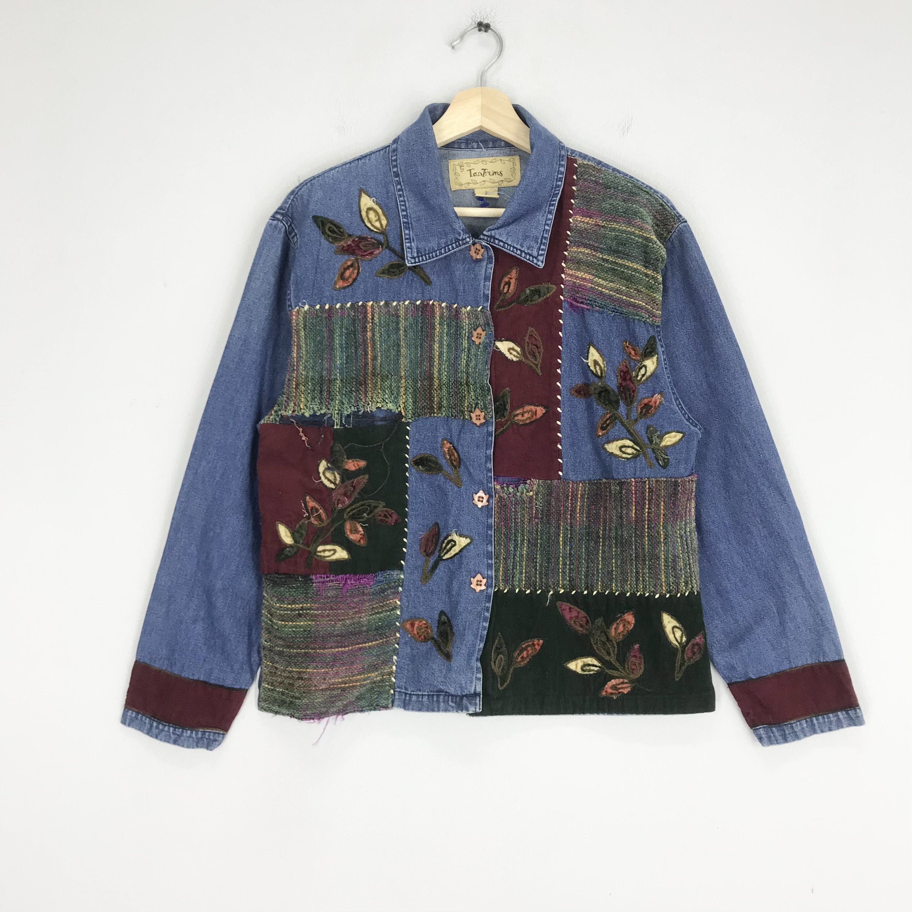 Vintage Vintage 90s Denim Jeans Jacket - 135 Size US S / EU 44-46 / 1 - 1 Thumbnail