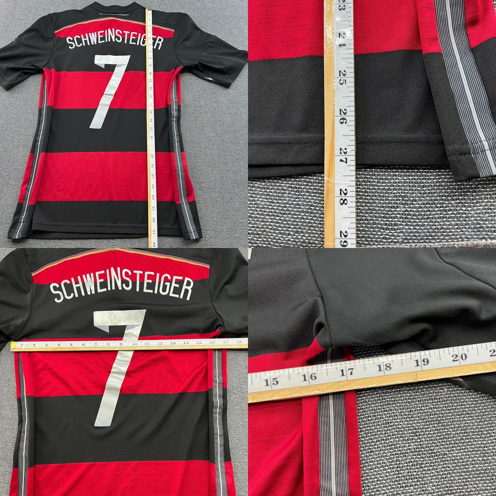Adidas 2014-2015 Away World Cup Finals: Schweinsteiger Football Jersey Small Size US S / EU 44-46 / 1 - 10 Thumbnail
