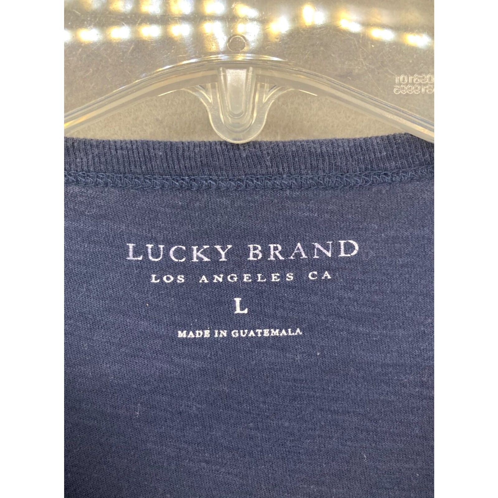 Lucky Brand Lucky Brand Mens TShirt Large Blue High Roller Dice Cards Roulette TShirt Crew Neck Jersey Cotton Graphic Print USA 10s 90s Mens Size US L / EU 52-54 / 3 - 5 Thumbnail